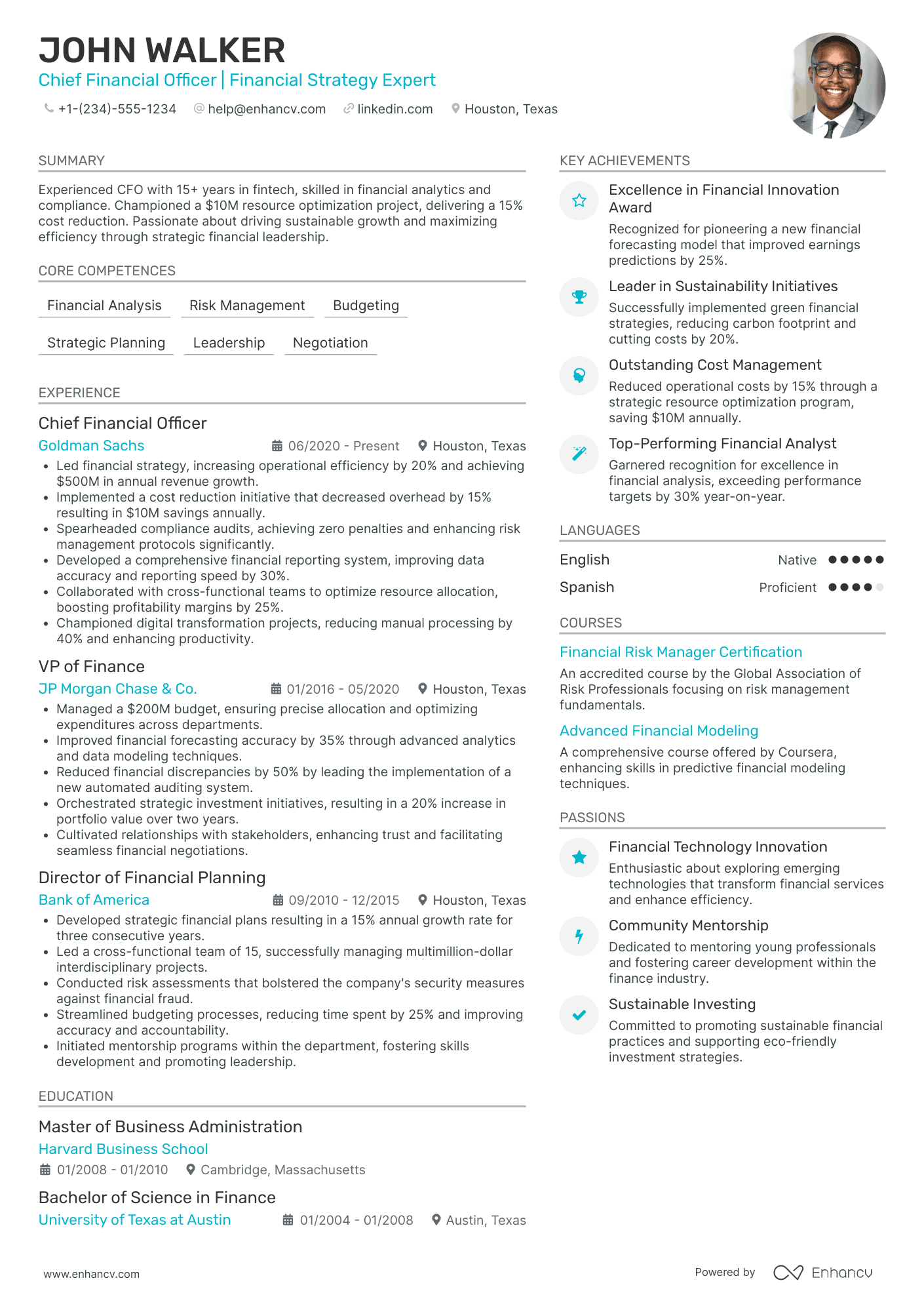 Chief Marketing Officer in Automotive Resume Example