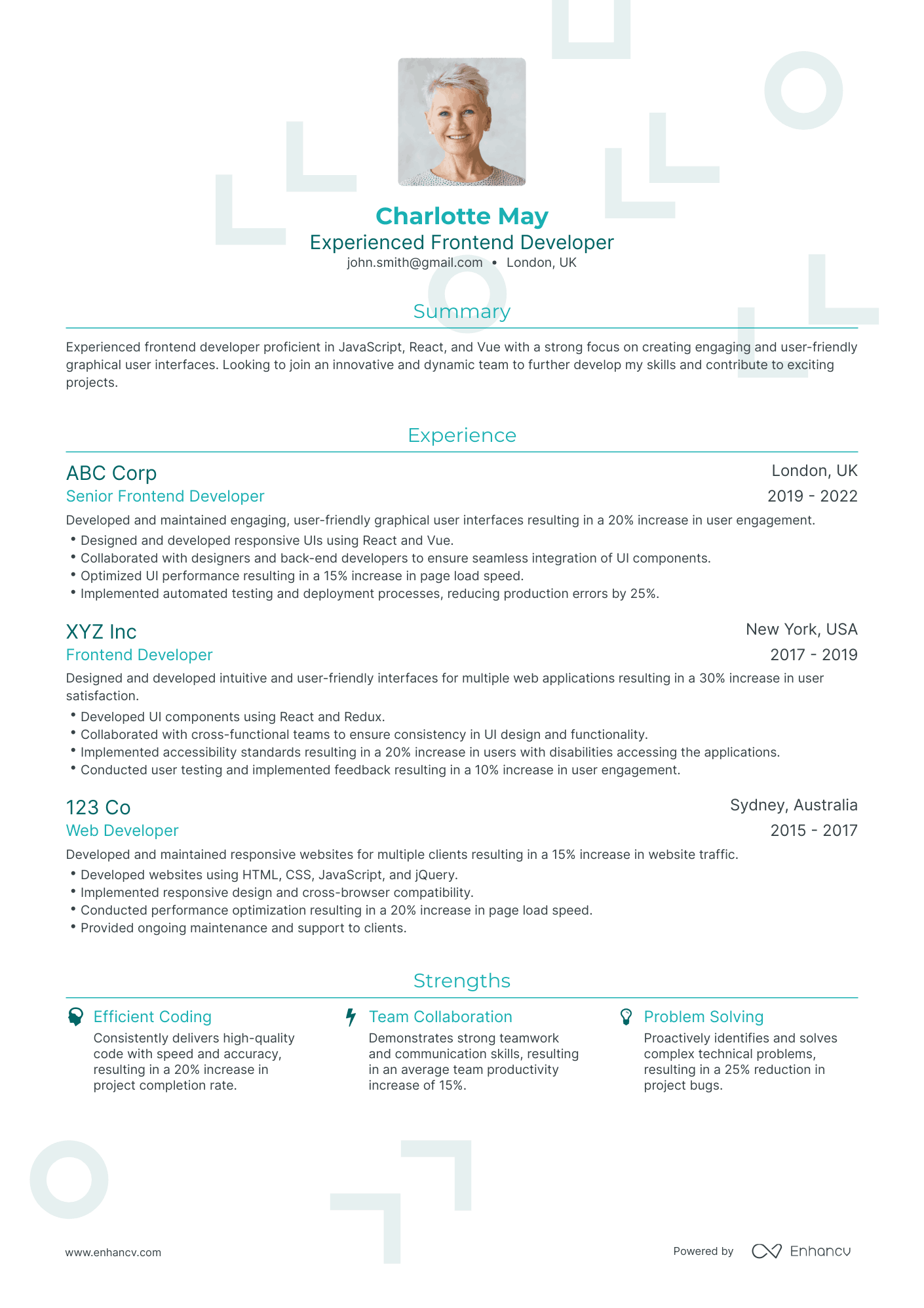 5 Javascript Developer Resume Examples & Guide for 2024