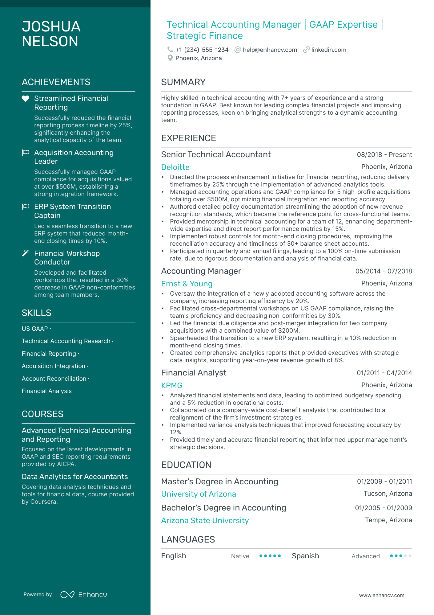 5 Purchase Accounting Resume Examples & Guide for 2024