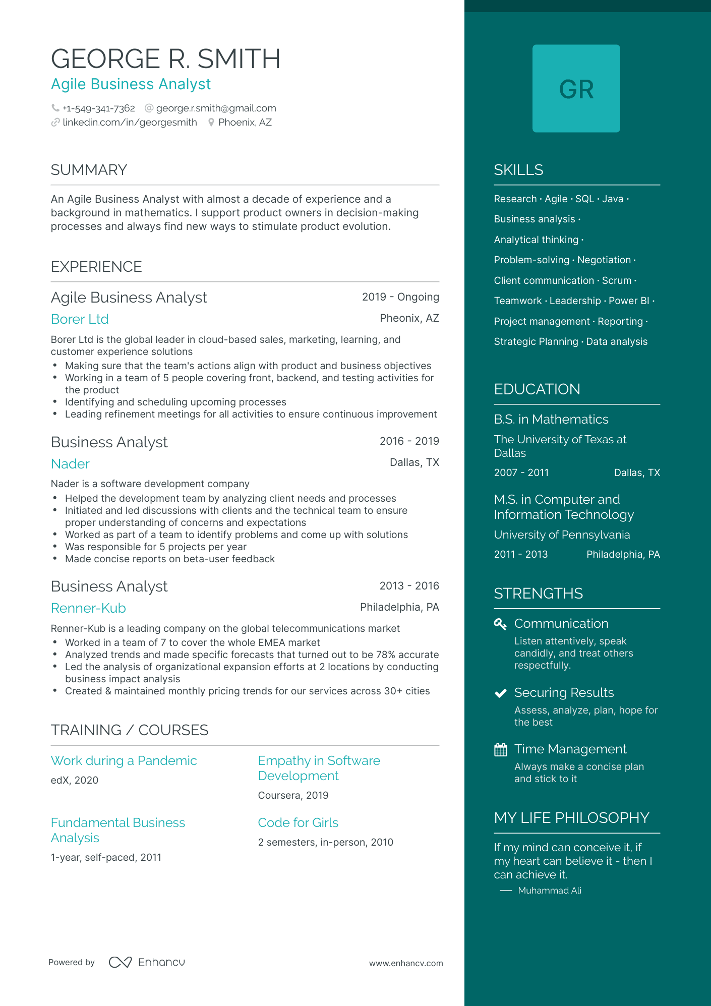 5 Agile Business Analyst Resume Examples & Guide for 2023