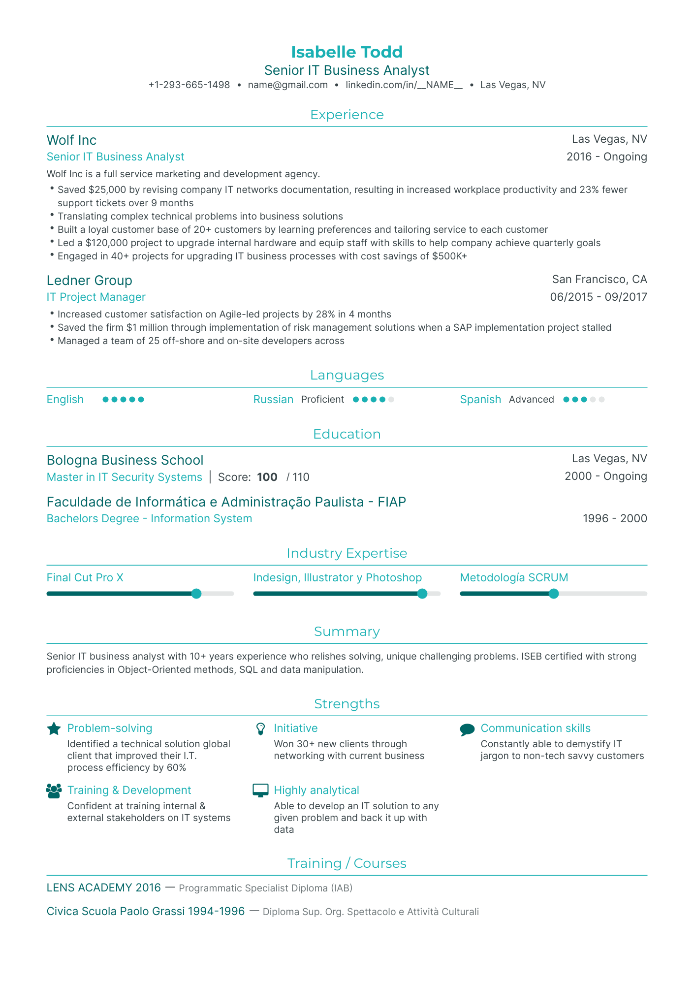 5 IT Resume Examples & Guide for 2024