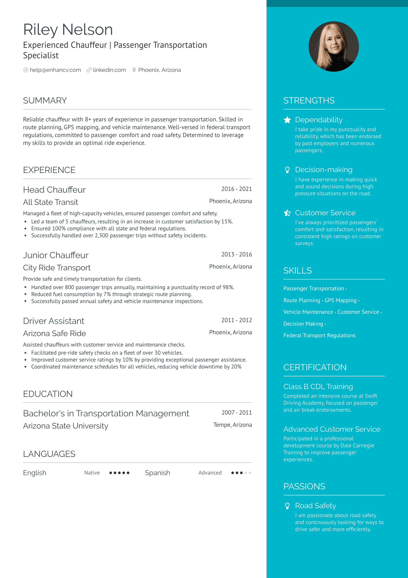 7 Truck Driver Resume Examples & Guide for 2024