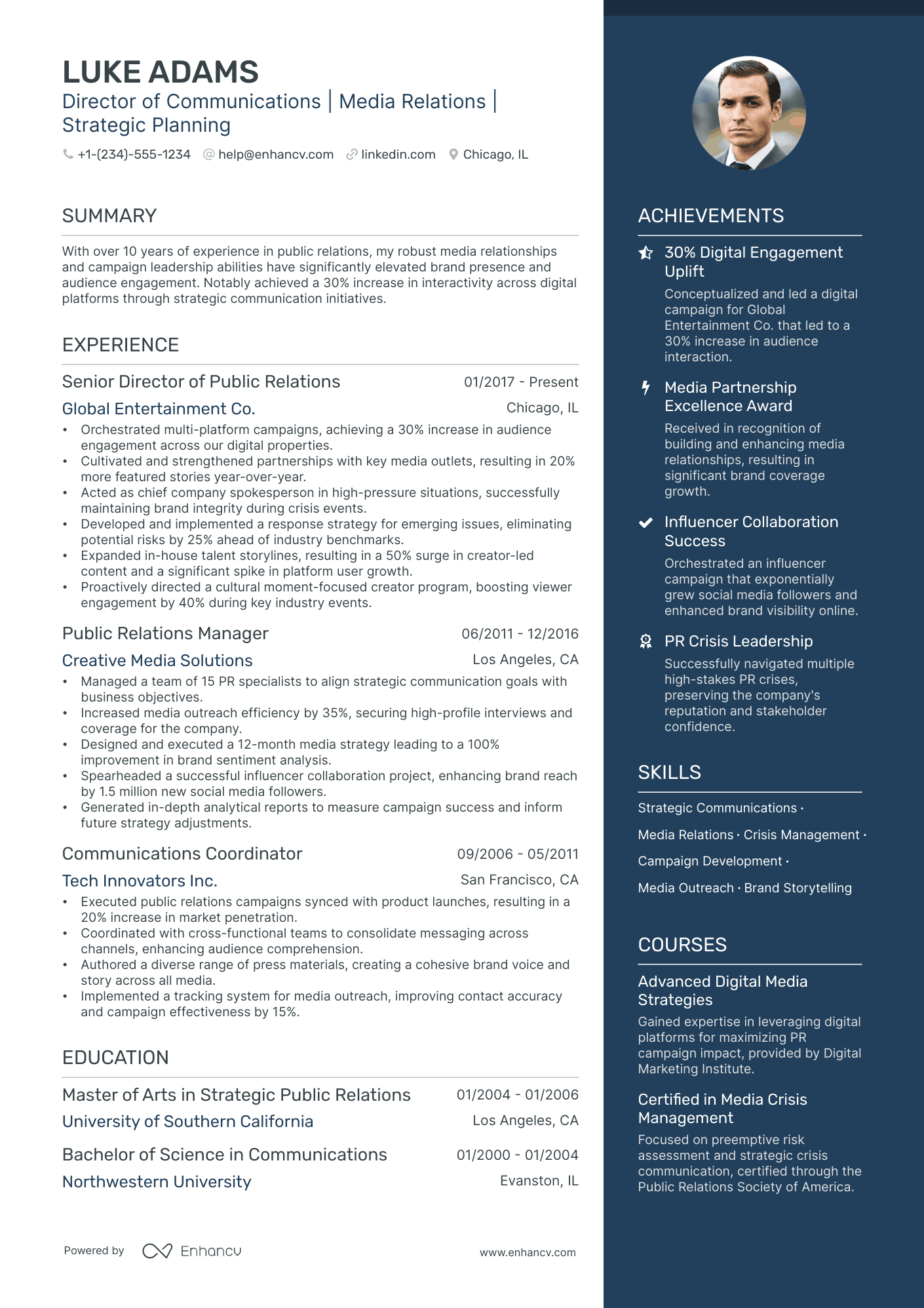 5 Director of Communications Resume Examples & Guide for 2024