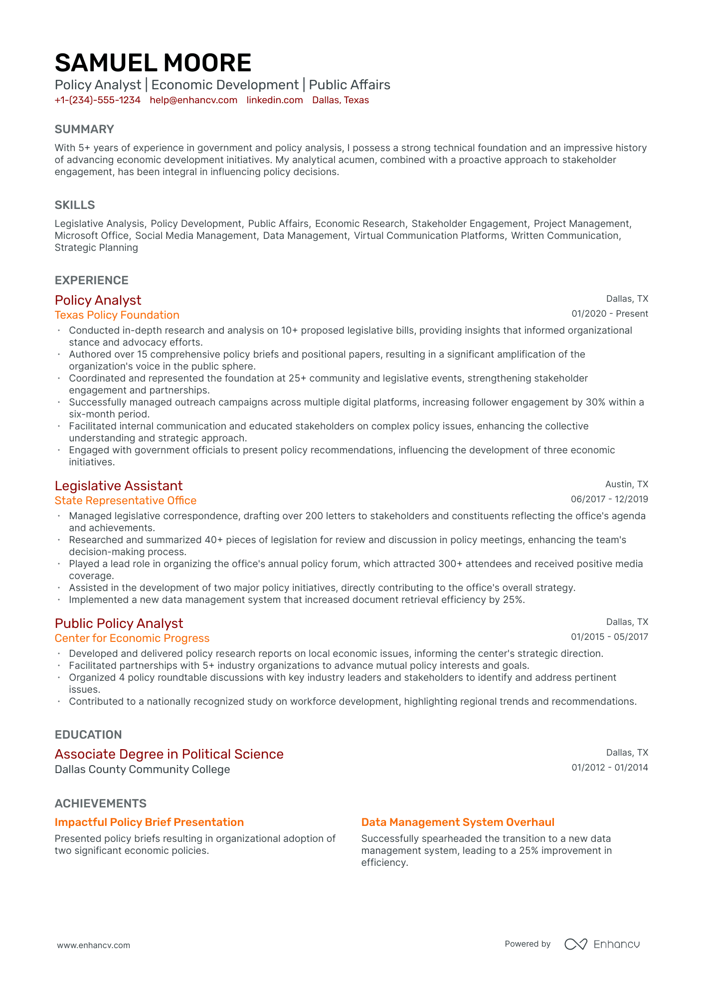 5 Government Resume Examples & Guide for 2024