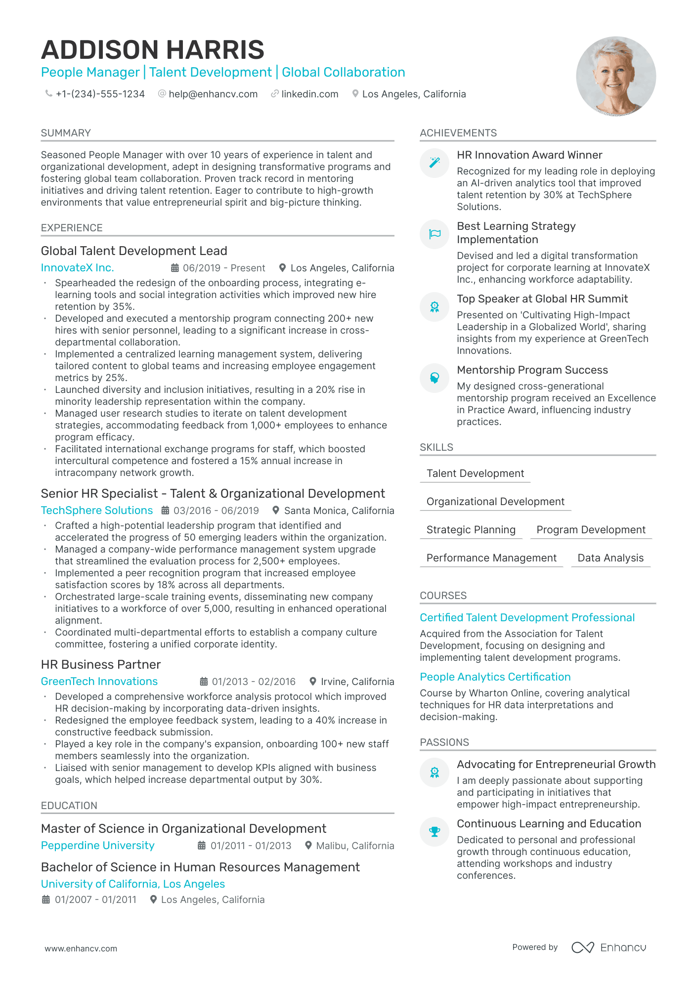 5 People Manager Resume Examples & Guide for 2024