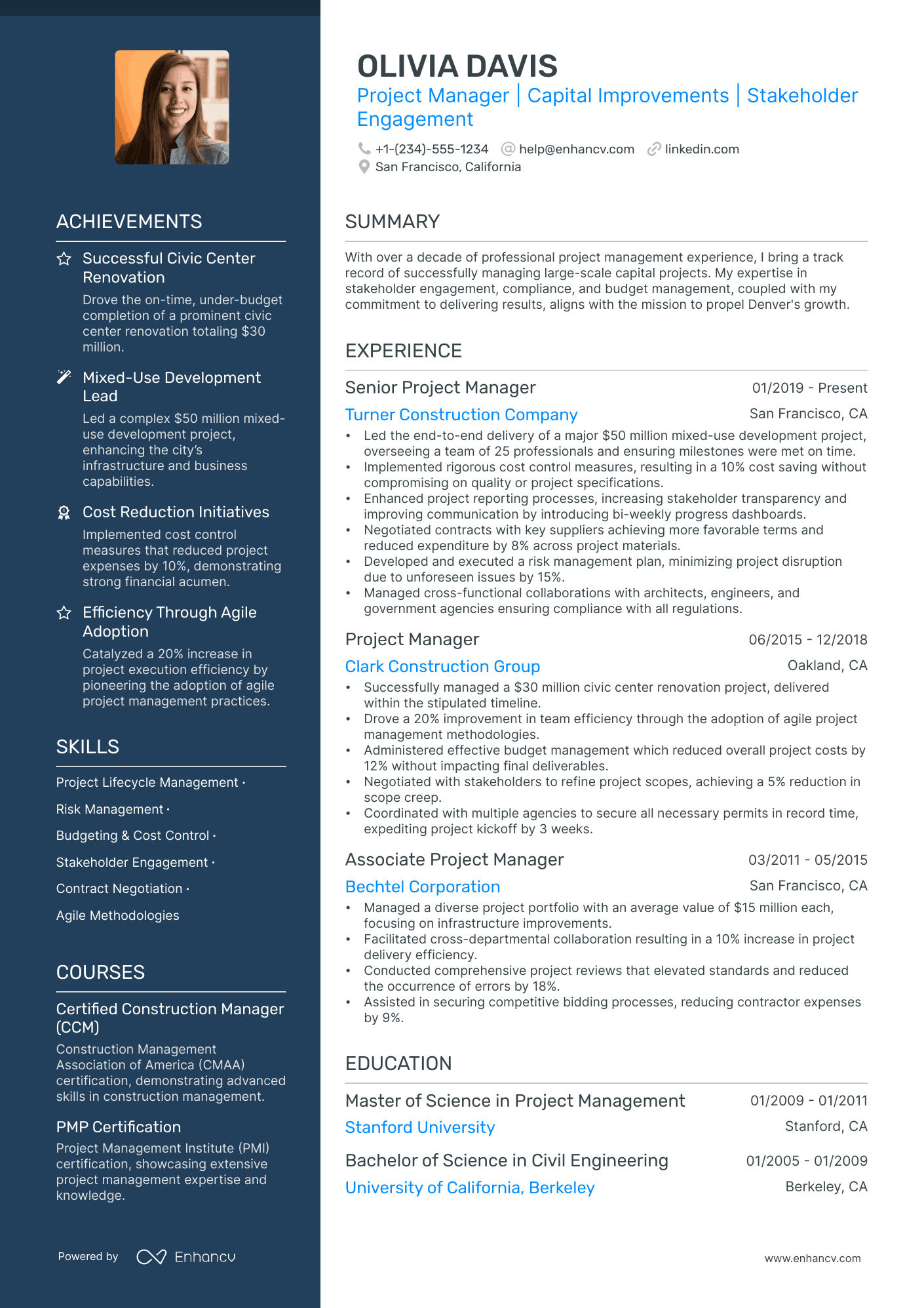 5 Engineering Project Manager Resume Examples & Guide for 2024