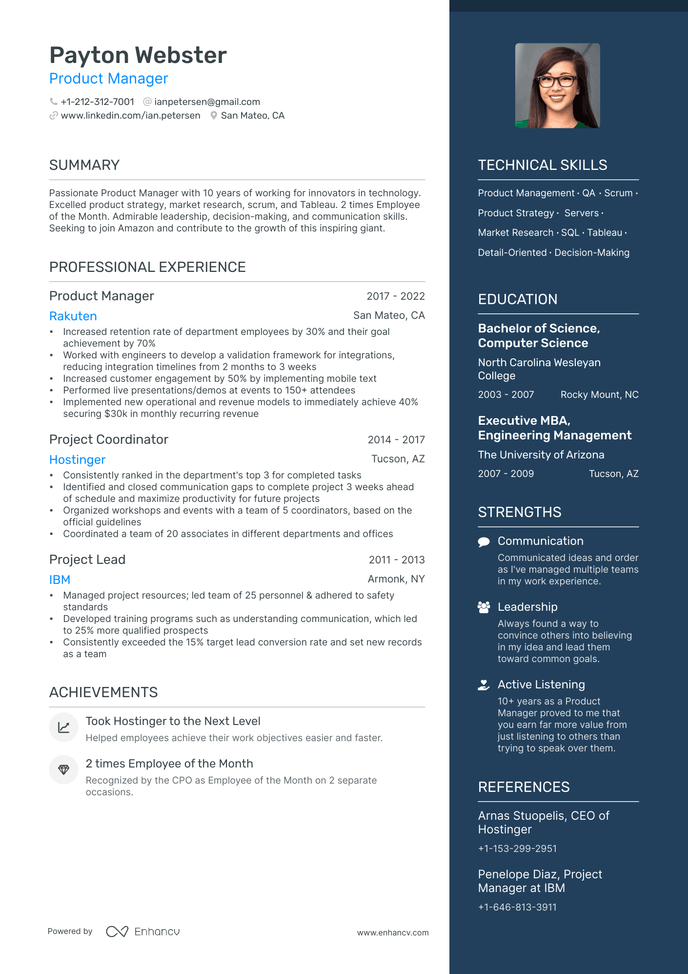 5 Amazon Resume Examples & Guide for 2024