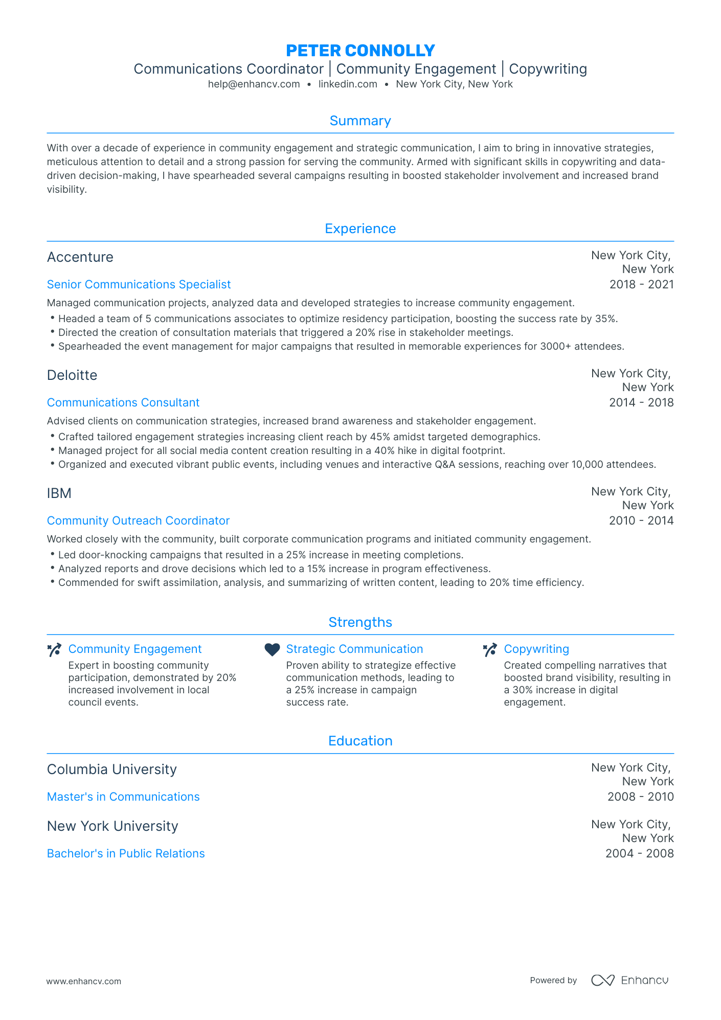 5 Communications Coordinator Resume Examples & Guide for 2024