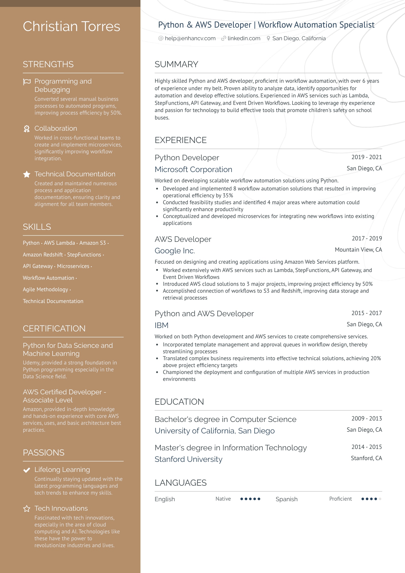 8 Python Developer Resume Examples & Guide for 2024