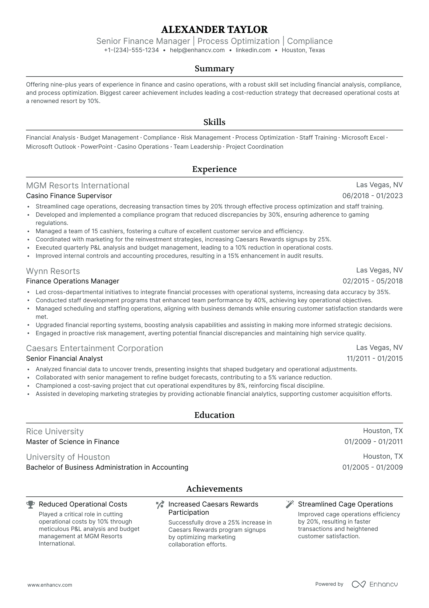 5 Cashier Manager Resume Examples & Guide for 2024