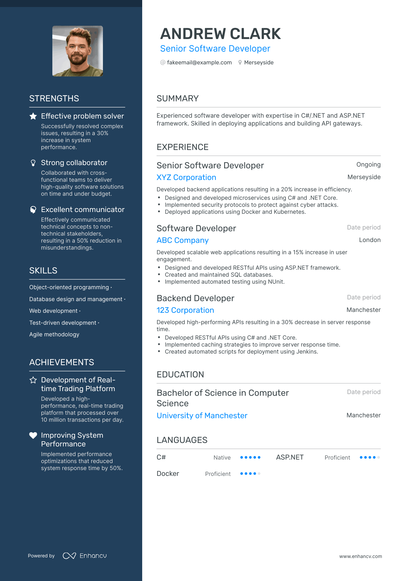 6 Software Developer Resume Examples & Guide for 2023