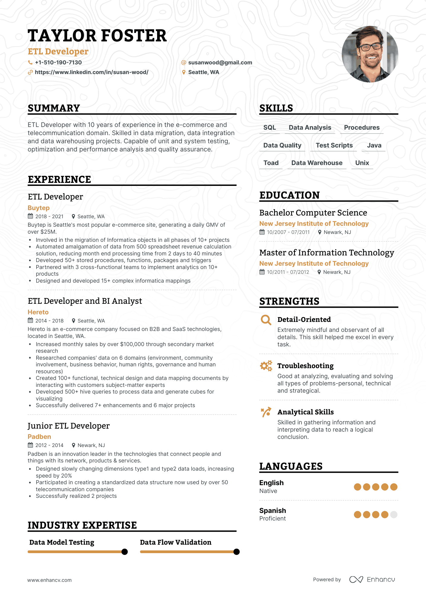 10 ETL Developer Resume Examples & Guide for 2023
