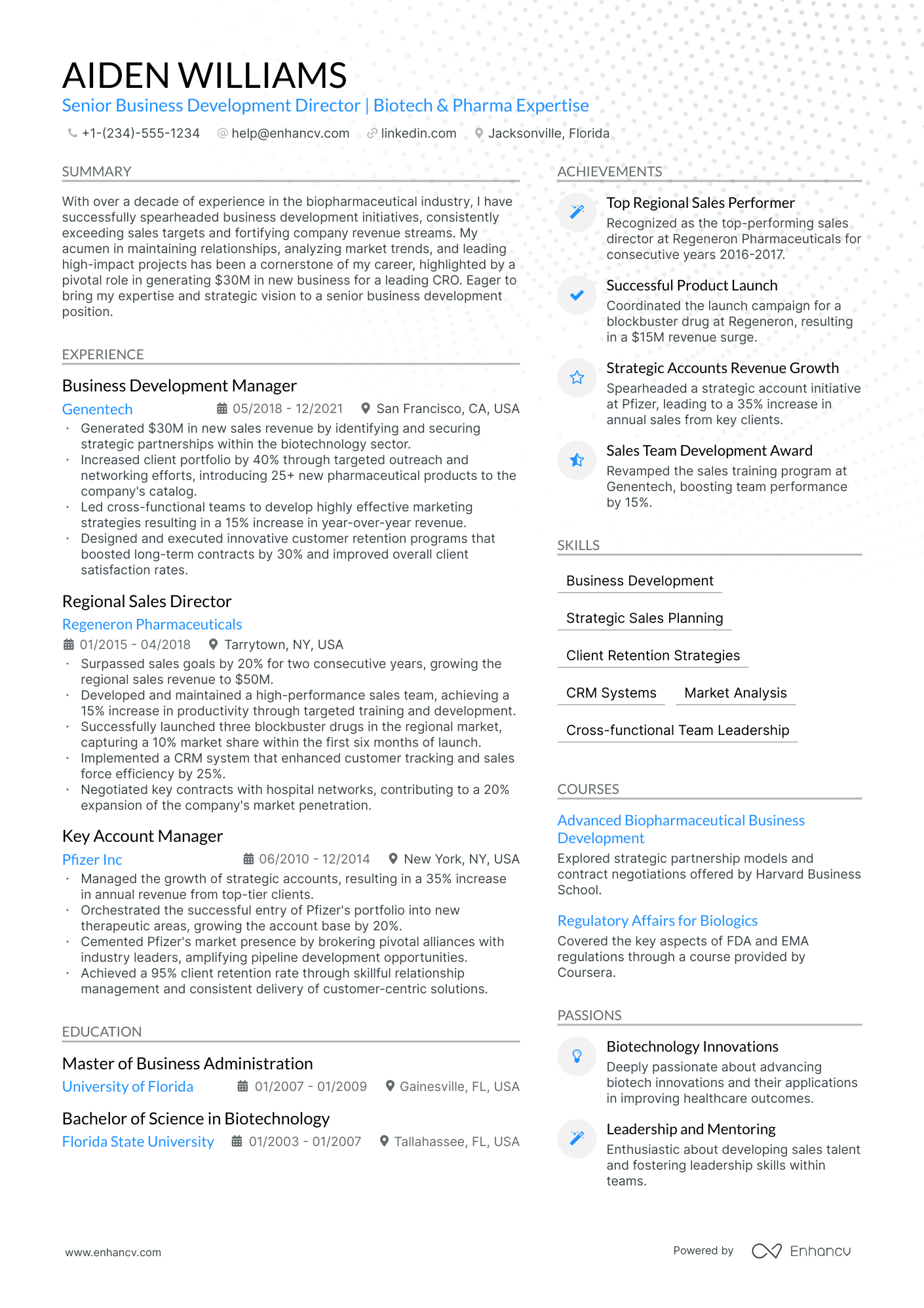 5 Director of Business Development Resume Examples & Guide for 2024