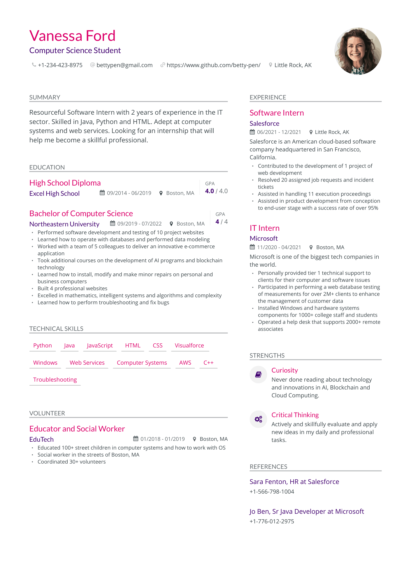 8 College Resume Examples & Guide for 2024