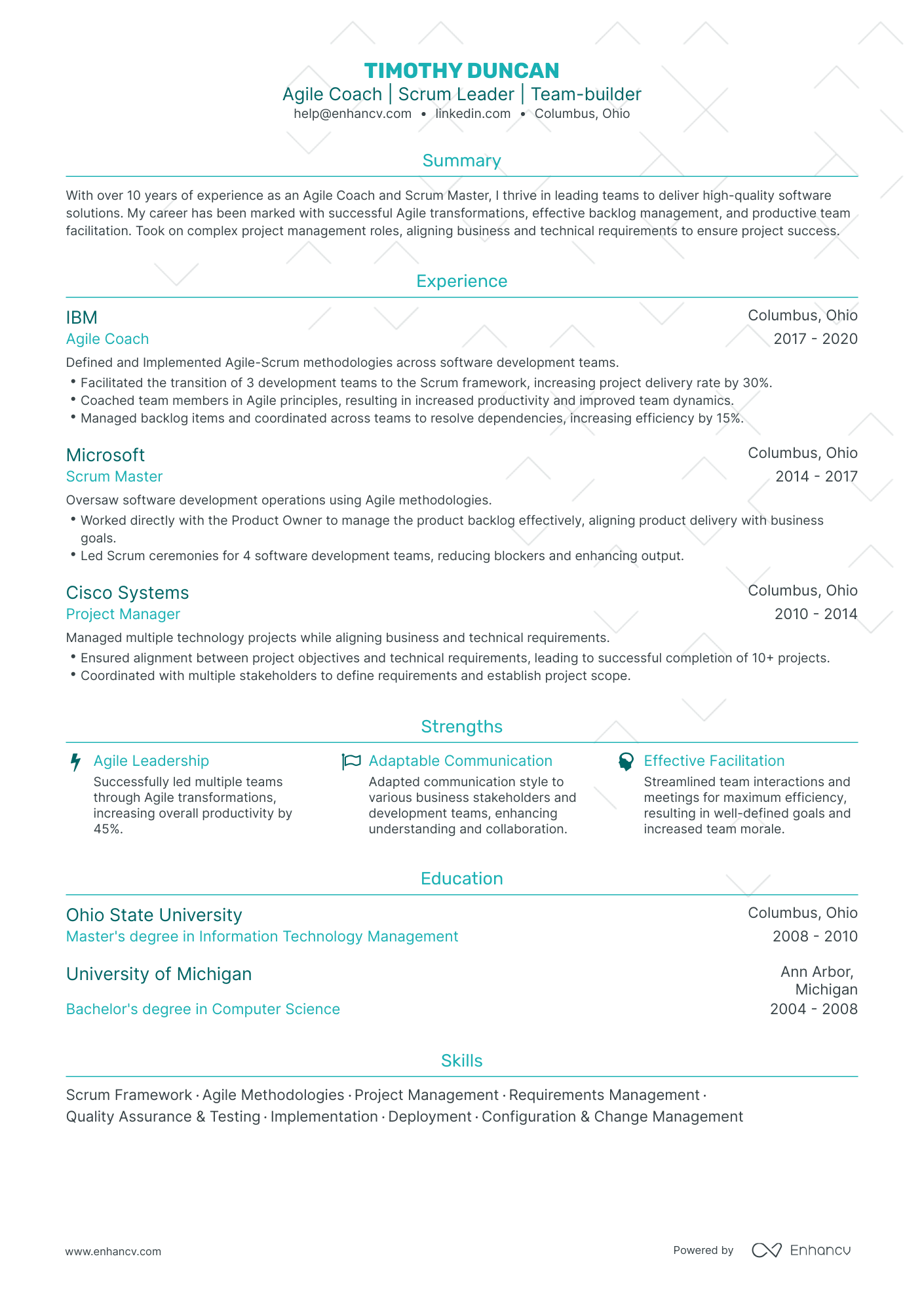 5 Agile Coach Resume Examples amp - AHR0cHM6Ly9jZG4uZW5oYW5jdi5jb20vcHJlZGVmaW5lZC1leGFtcGxlcy9xN2NsZEtNdG5GWU5PTmlmMnk1SHl5OHUxellucVhCRGxmNllua2RjL2ltYWdlLnBuZw~~. 