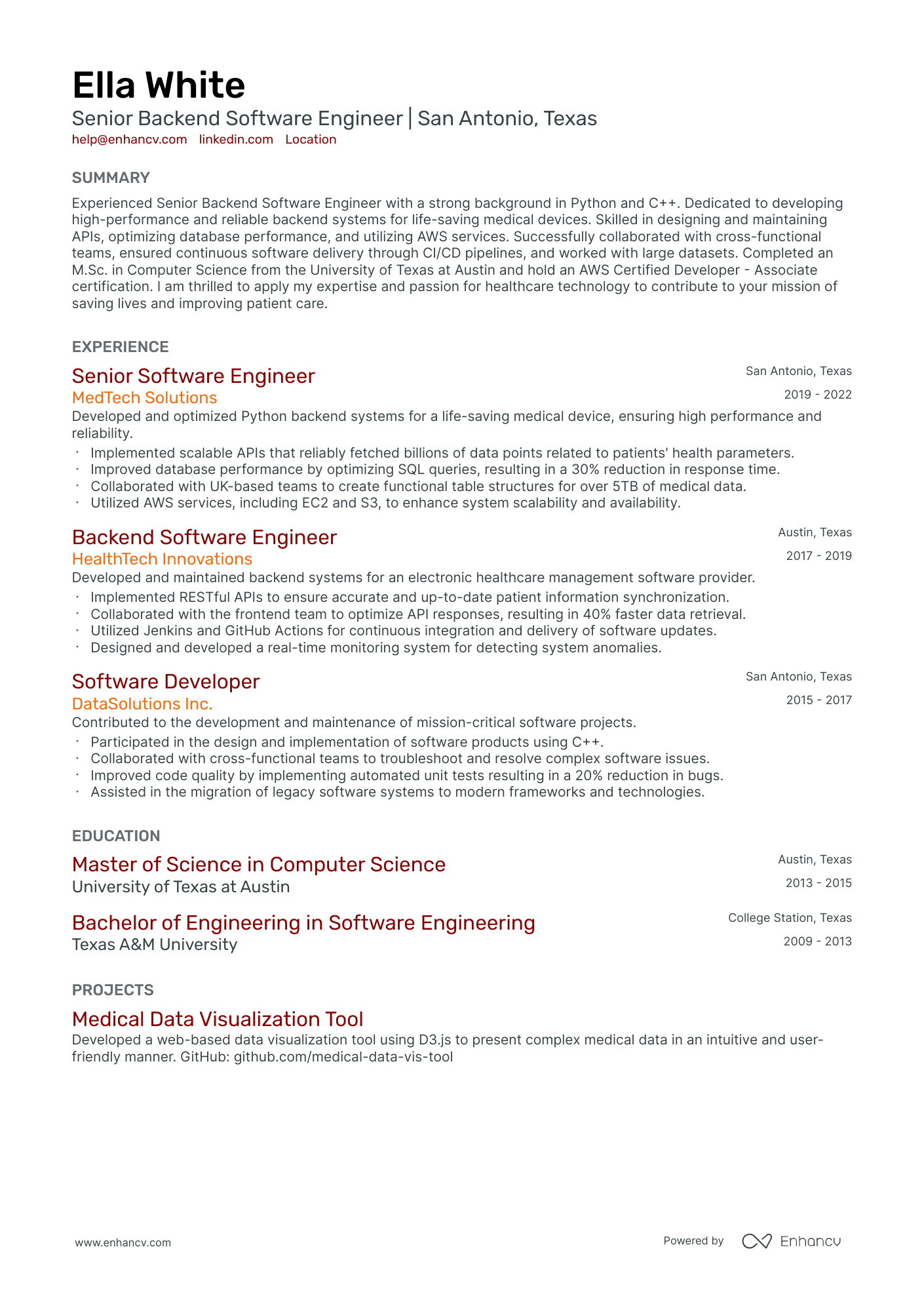 10 AWS Data Engineer Resume Examples & Guide for 2026