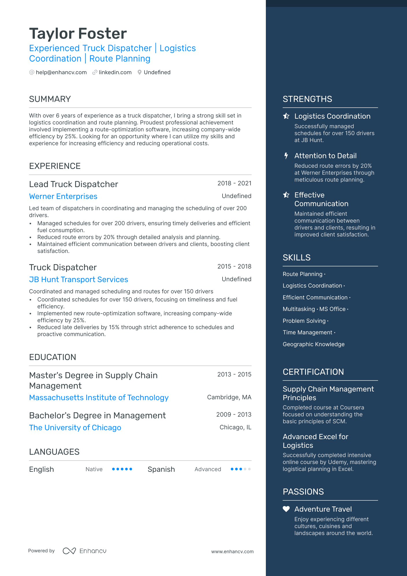 8 Dispatcher Resume Examples & Guide for 2024