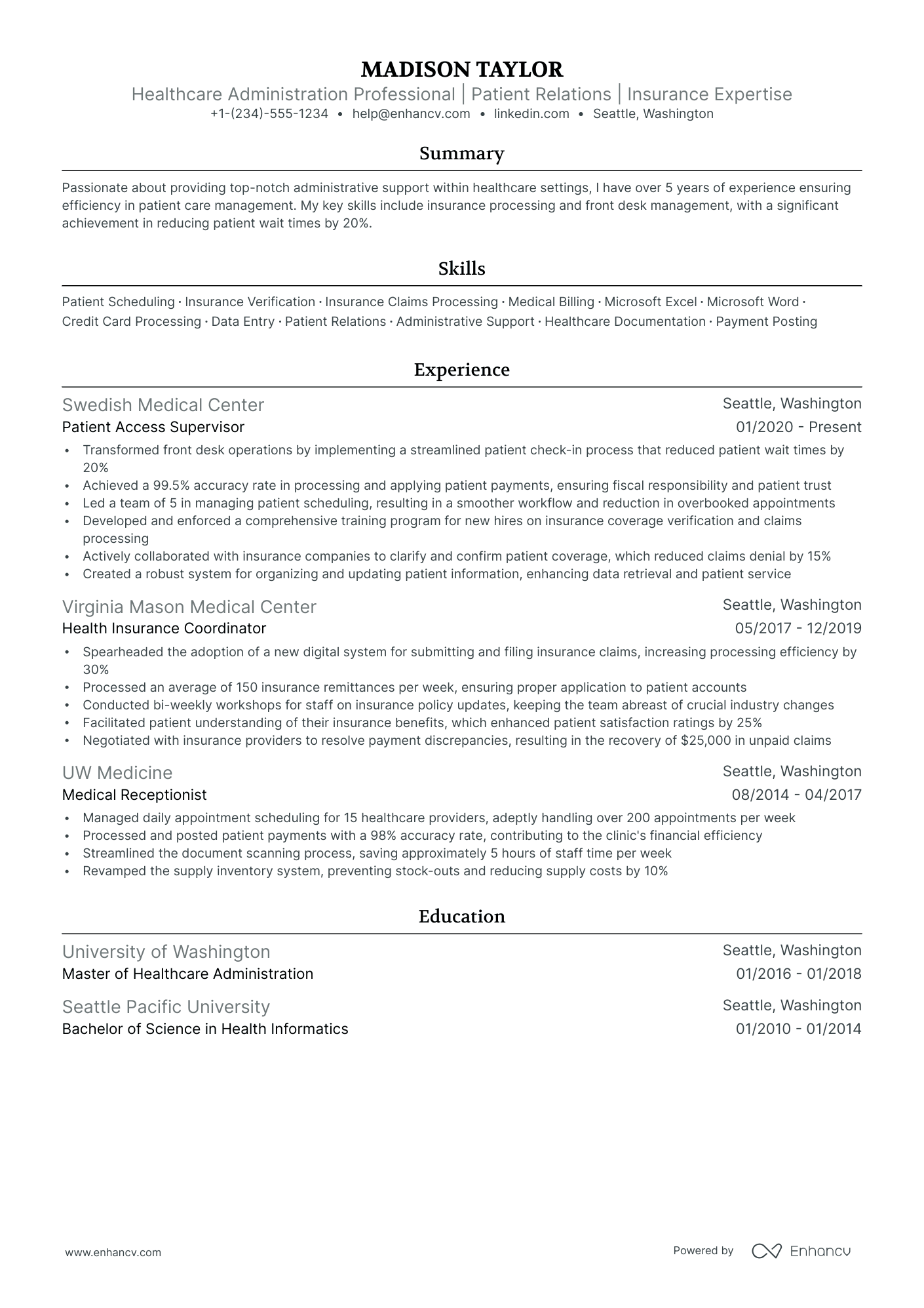 5 Chiropractic Office Manager Resume Examples & Guide for 2024