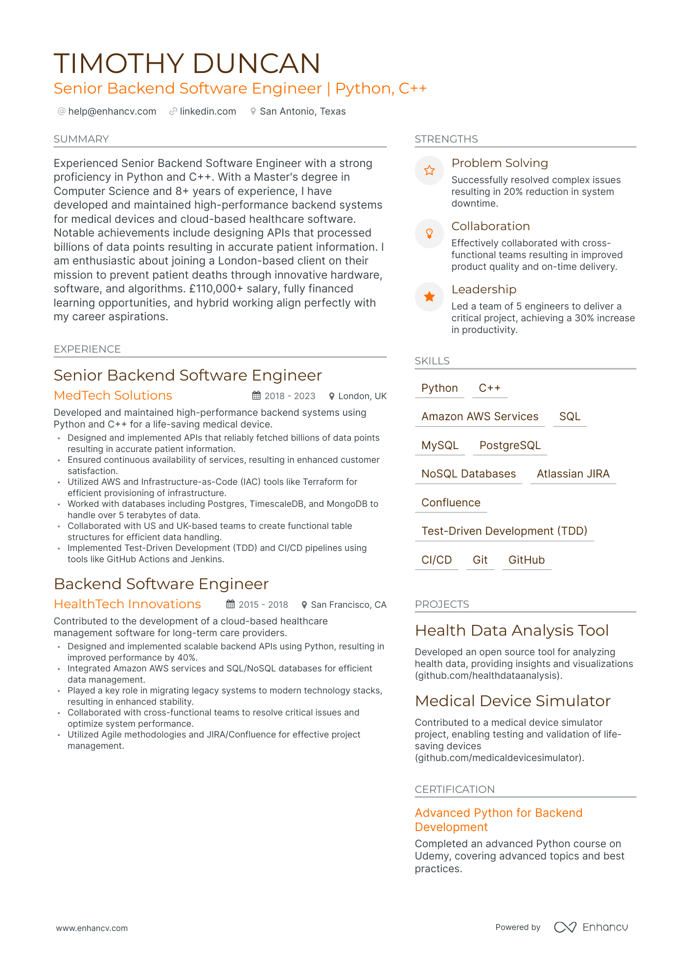 5 Aws Lambda Resume Examples & Guide For 2023