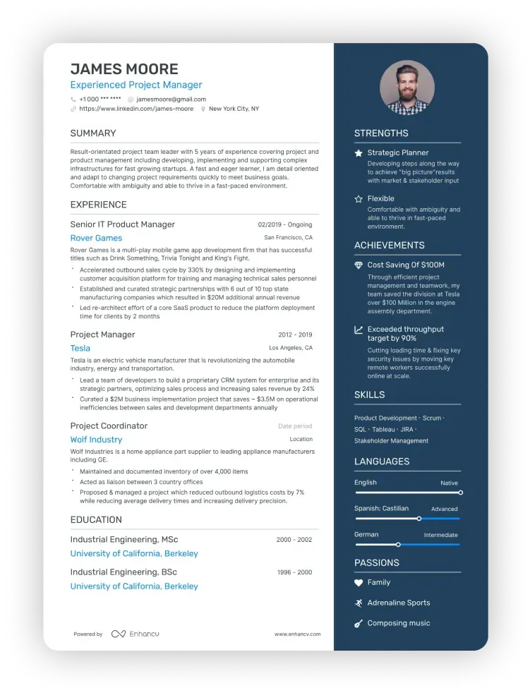 Enhancv Pricing Background