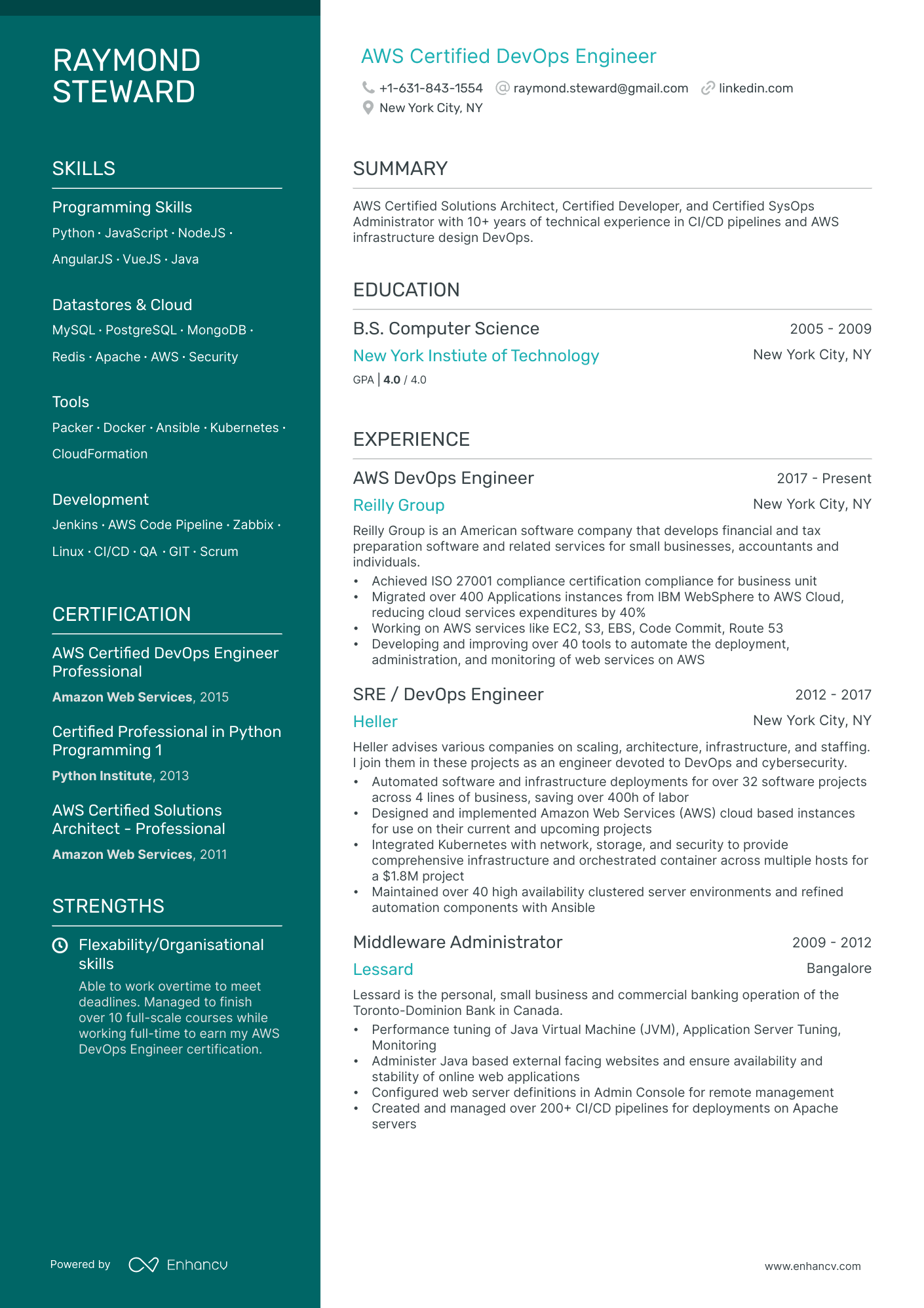 6 DevOps Engineer Resume Examples & Guide for 2024