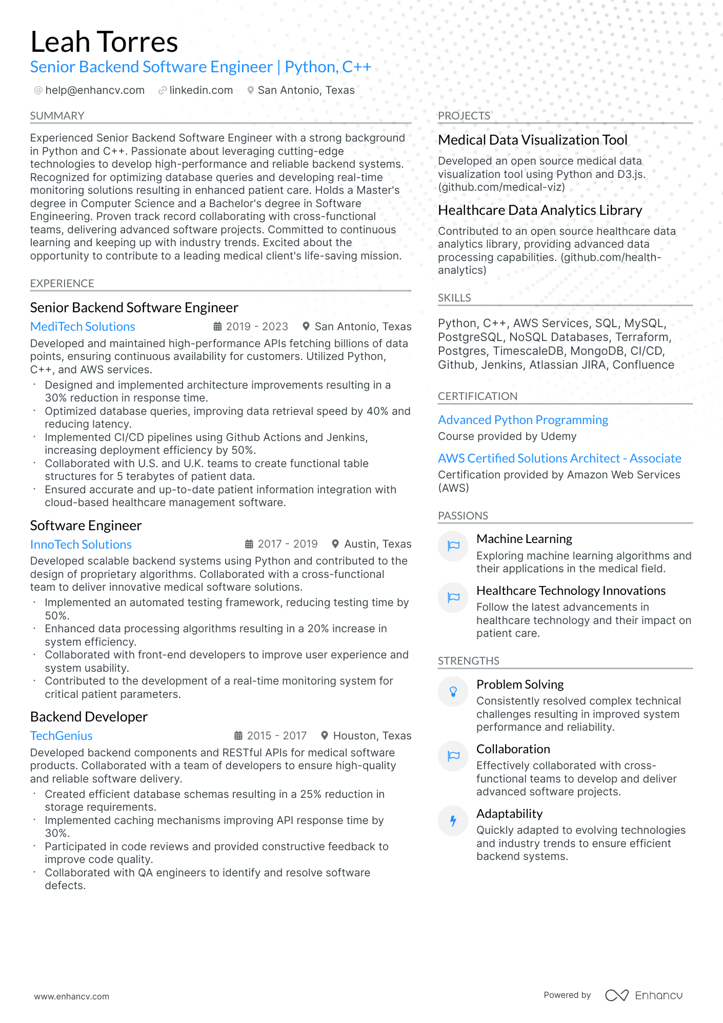 10 Lead Engineer Resume Examples & Guide for 2026