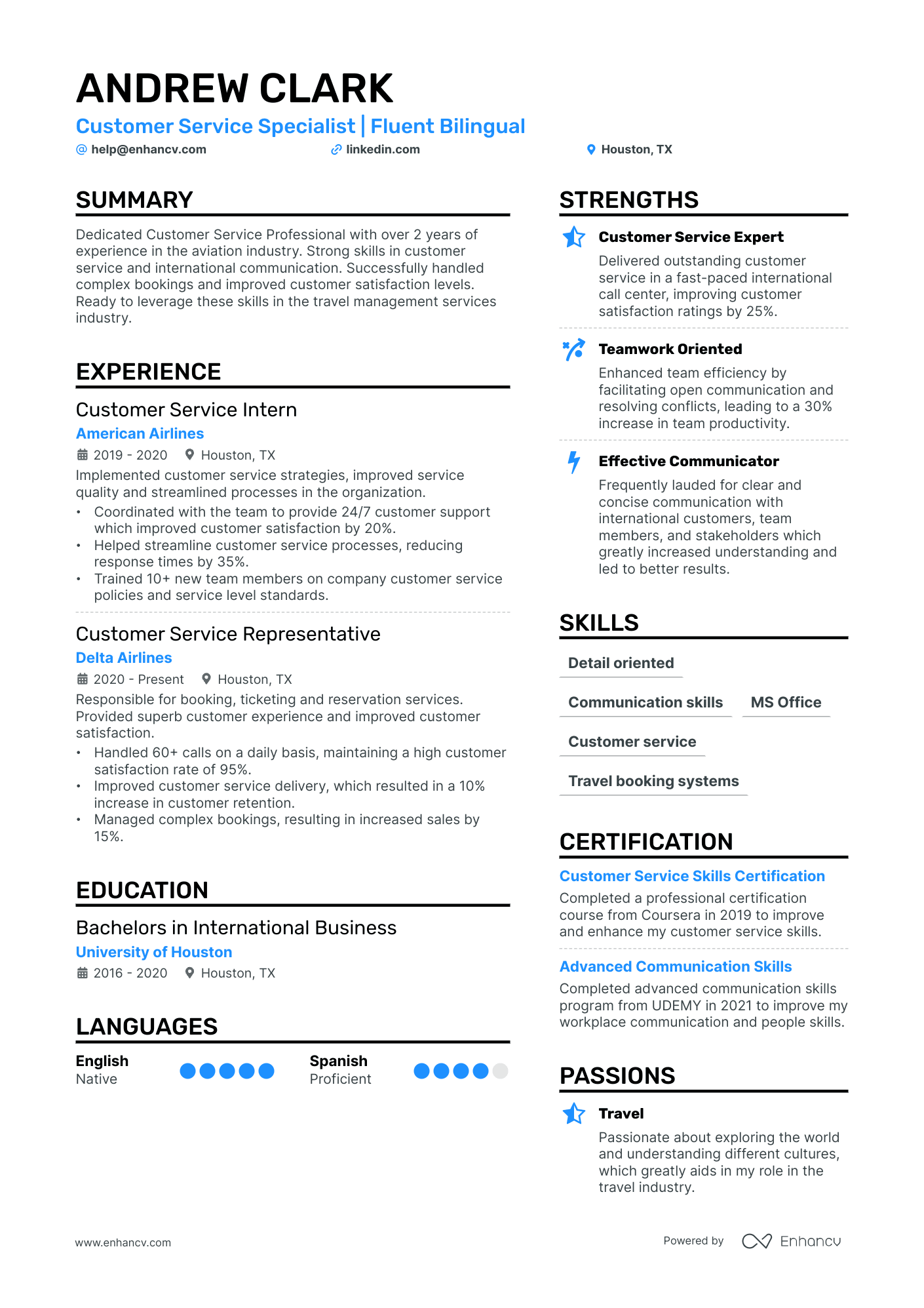 5 Entry-level Customer Service Resume Examples & Guide for 2024