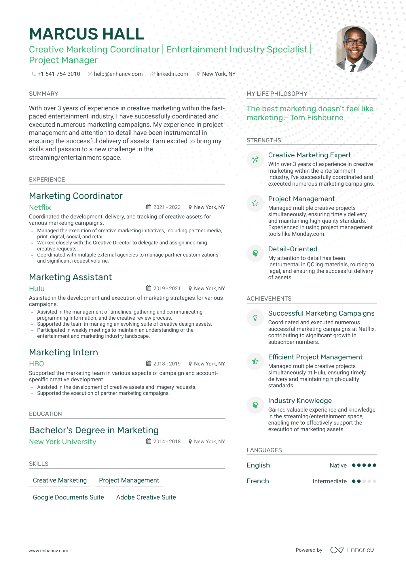 5 Creative Marketing Resume Examples & Guide for 2023