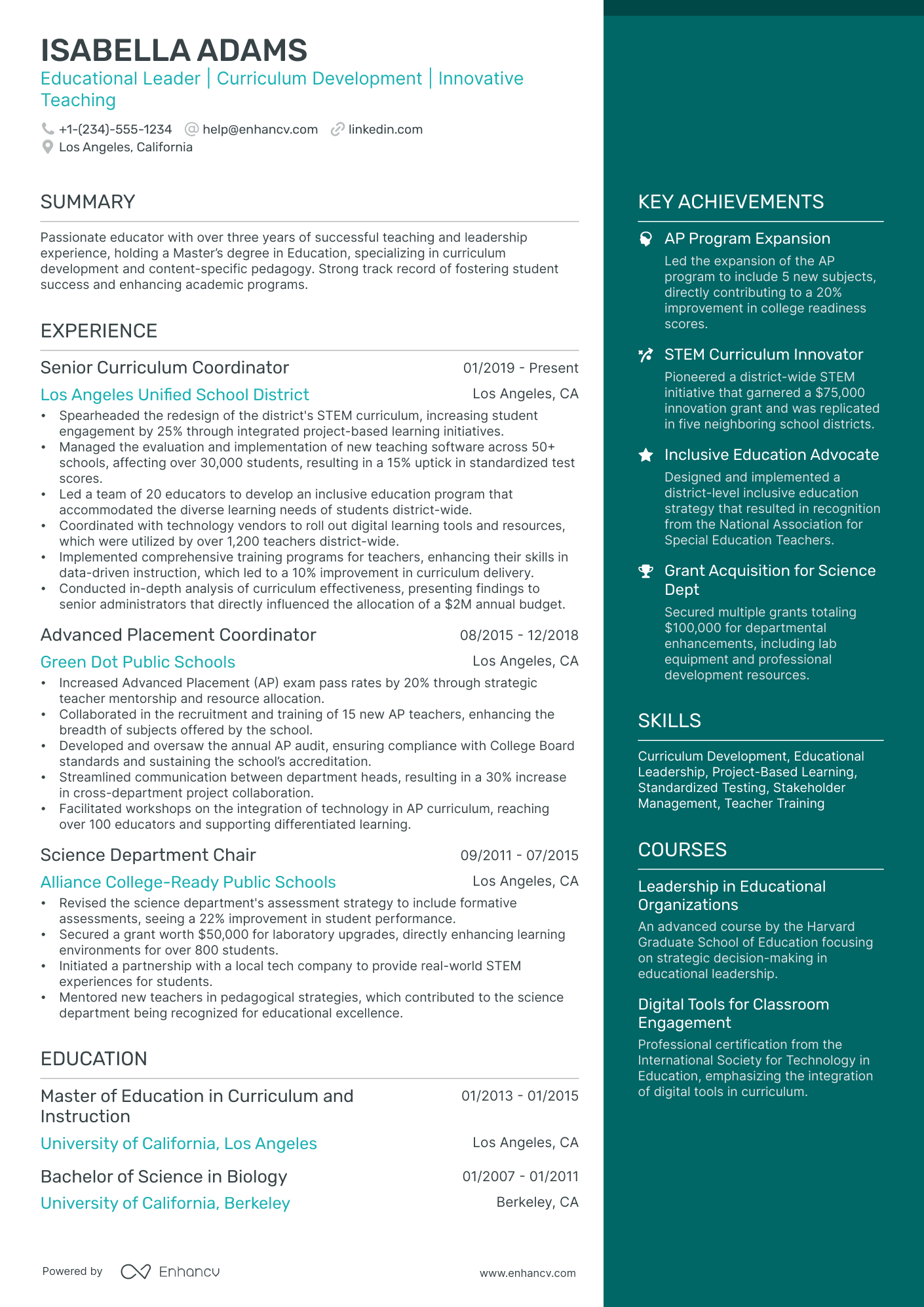 10 Department Head Resume Examples, Templates & Guide for 2026