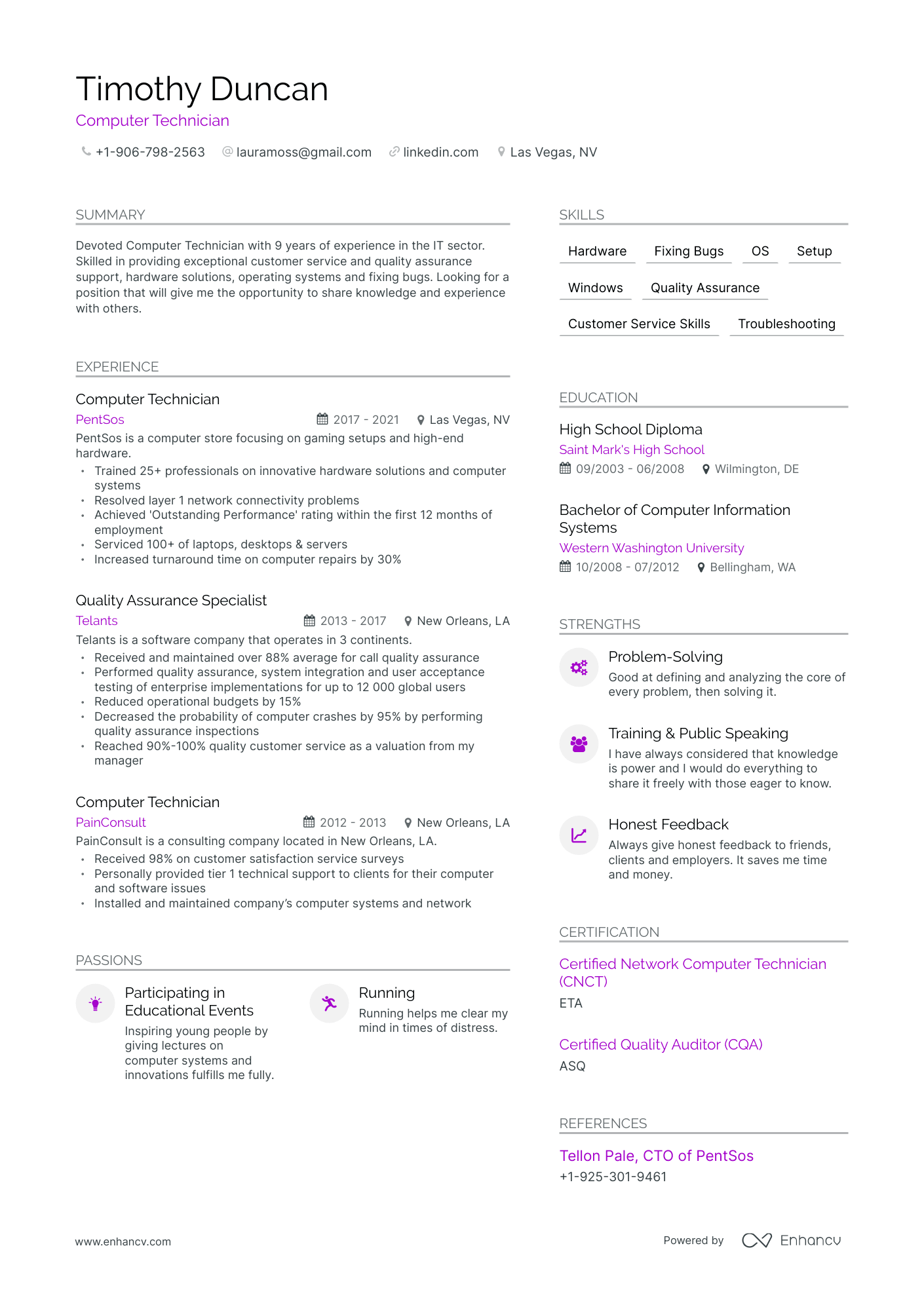 7 IT Support Resume Examples & Guide for 2024