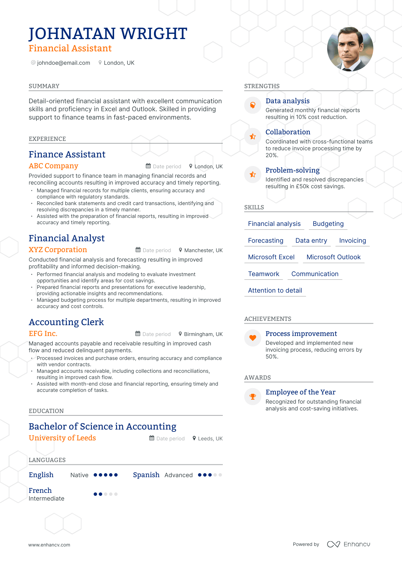 5 Financial Assistant Resume Examples & Guide for 2023