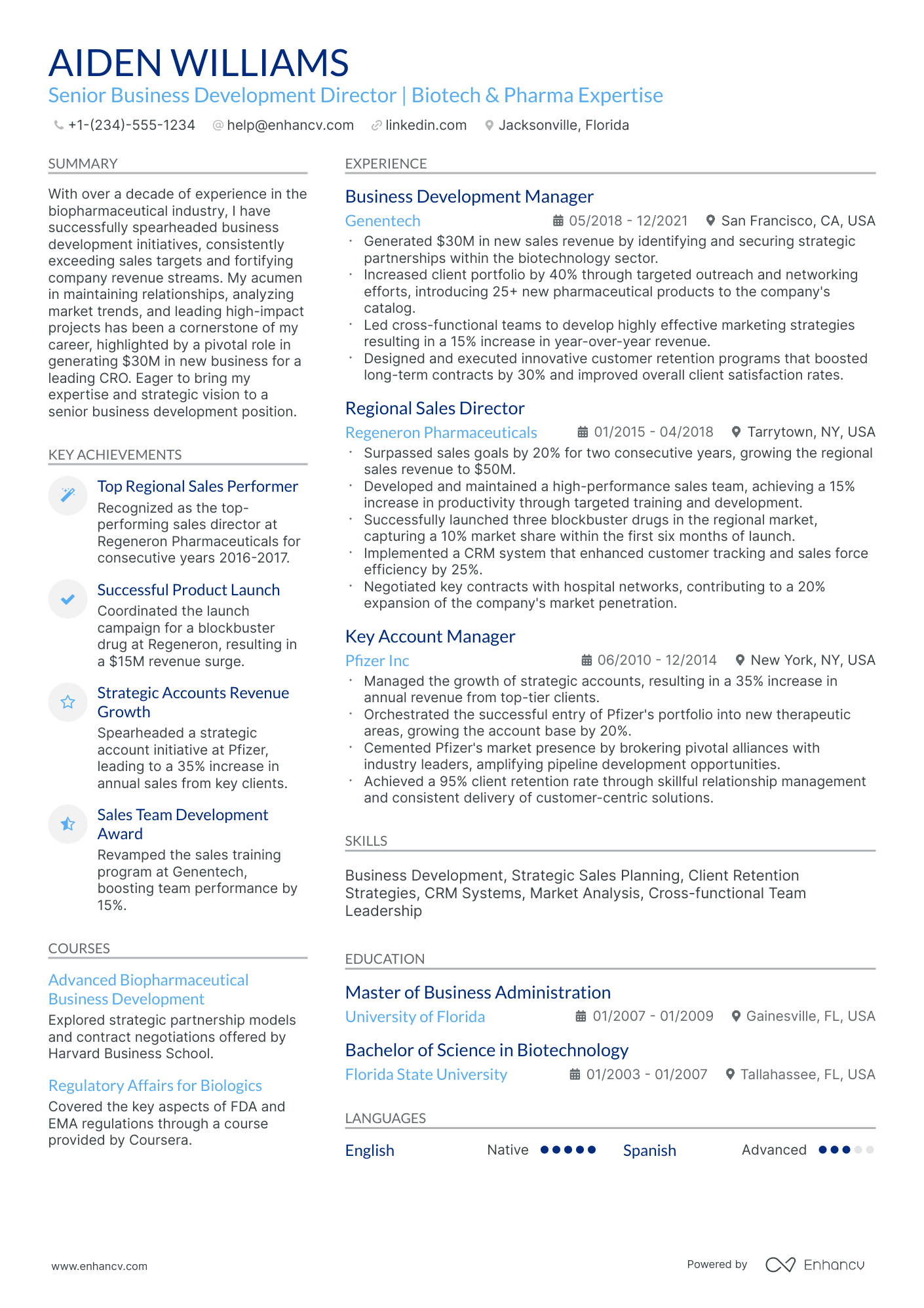 10 Director of Business Development Resume Examples & Guide for 2026