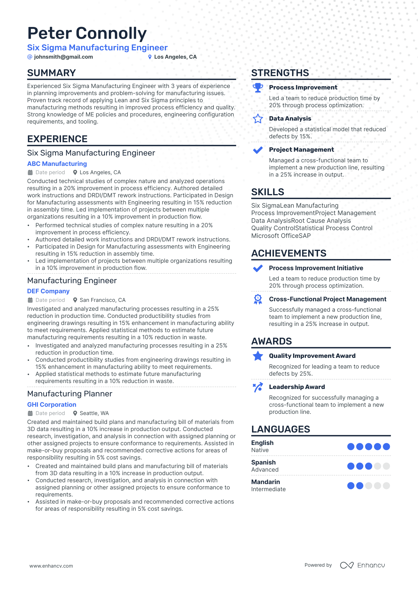 6 Quality Control Resume Examples & Guide for 2024