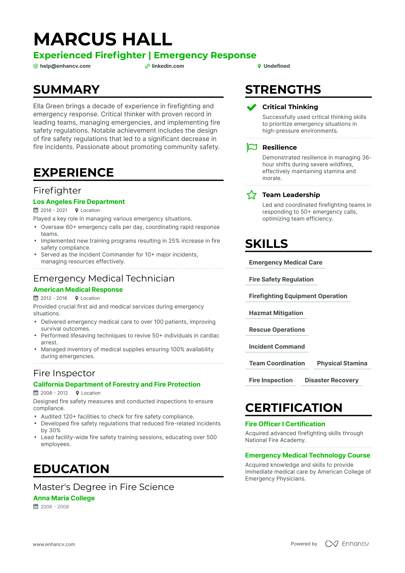 5 Volunteer Firefighter Resume - AHR0cHM6Ly9jZG4uZW5oYW5jdi5jb20vcHJlZGVmaW5lZC1leGFtcGxlcy85VWh6NU5CS0xDTzNtQXYxc2ZkTDZGcXZsRXM5d0hzZ3JJZWVKN21GL2ltYWdlLnBuZw~~.