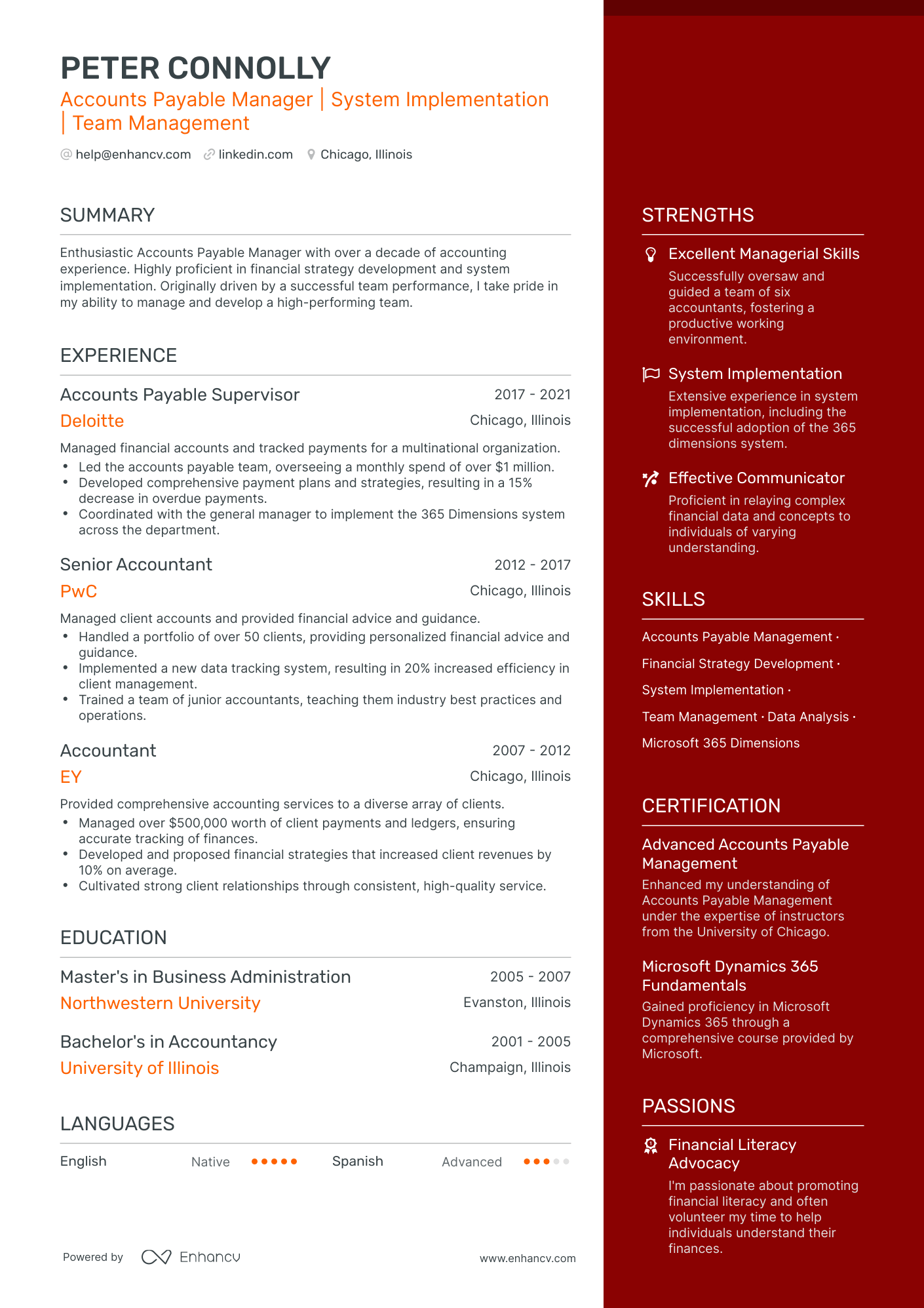 5 Accounts Payable Manager Resume Examples & Guide for 2024