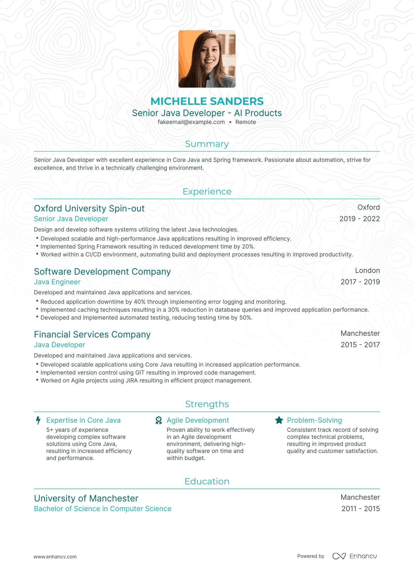 5 Senior Java Developer Resume Examples & Guide for 2024