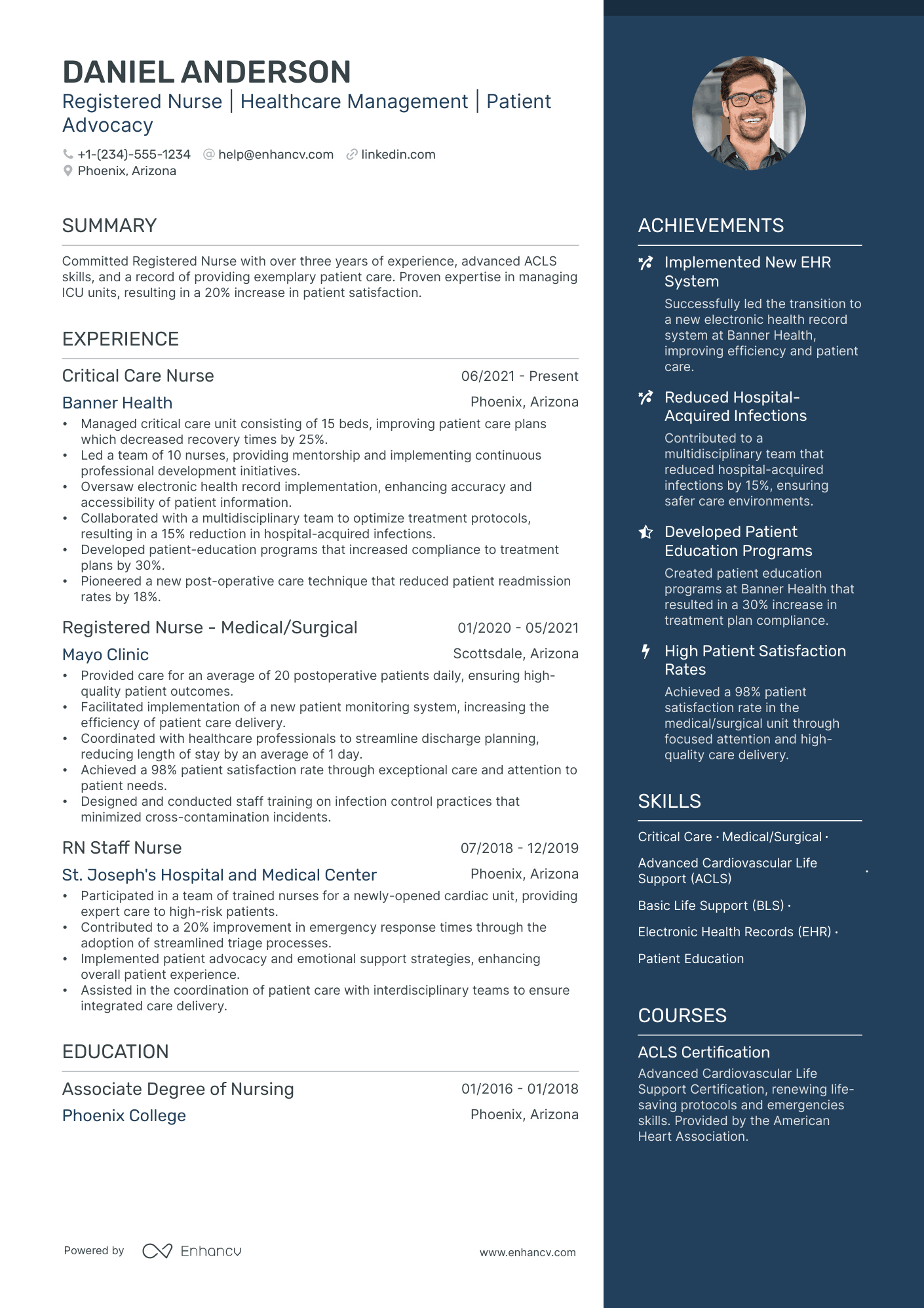 5 PACU Nurse Resume Examples & Guide for 2025