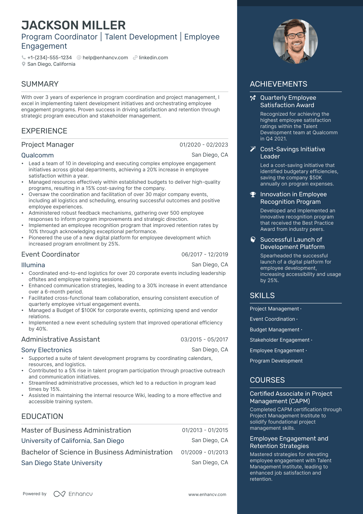 5 Program Coordinator Resume Examples & Guide for 2024