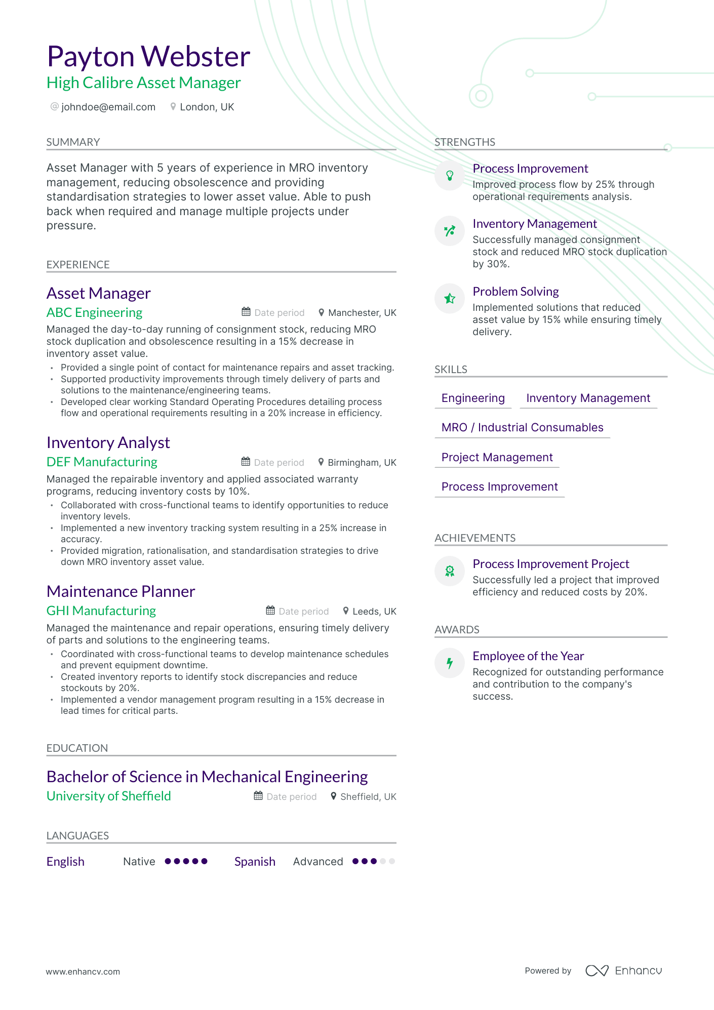 5 Asset Manager Resume Examples & Guide for 2023