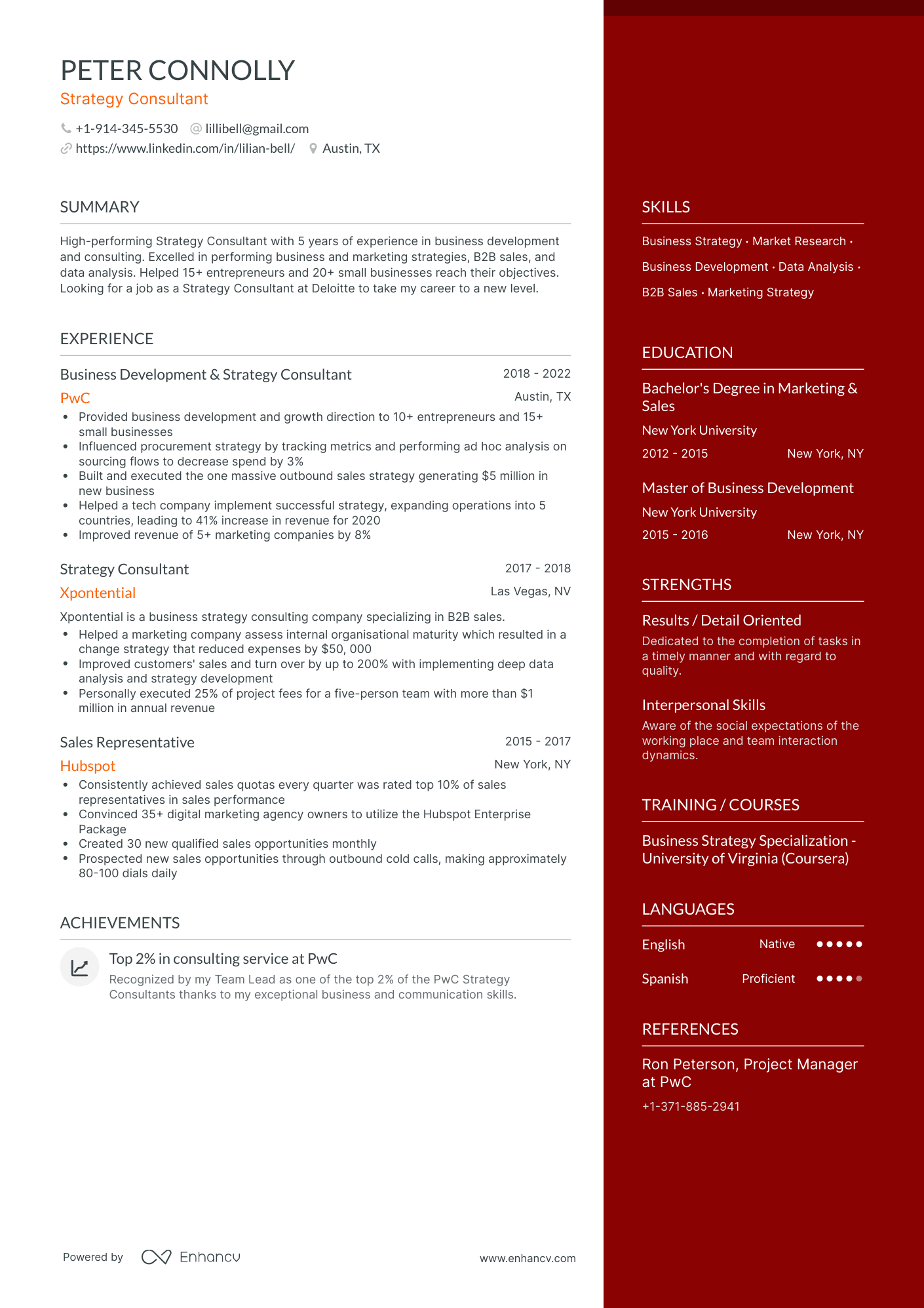 5 Deloitte Resume Examples & Guide for 2024