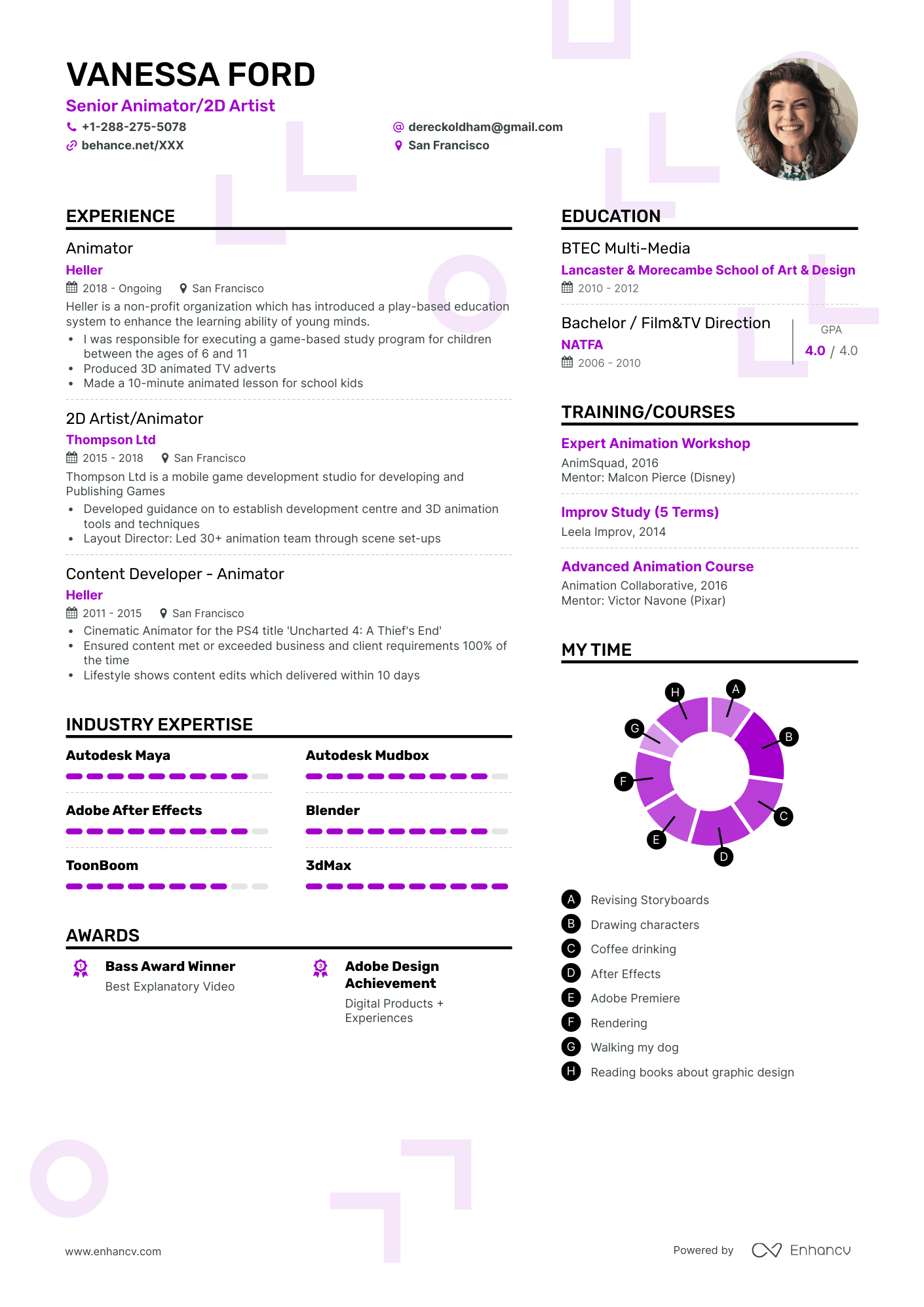 9 Animator Resume Examples & Guide for 2023