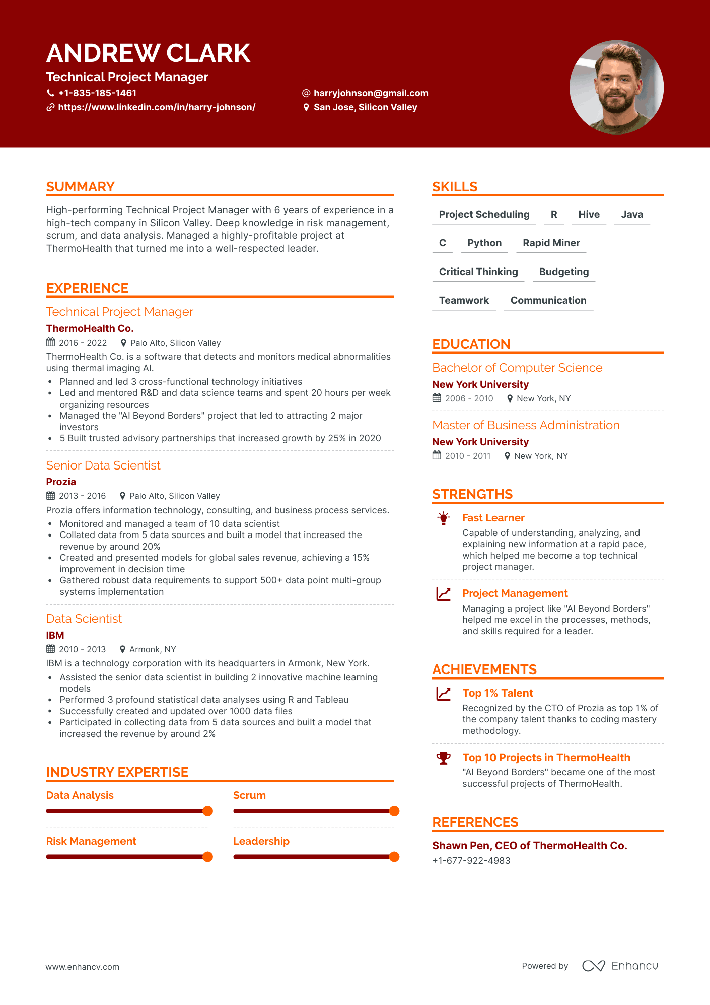 5 Silicon Valley Resume Examples & Guide for 2024