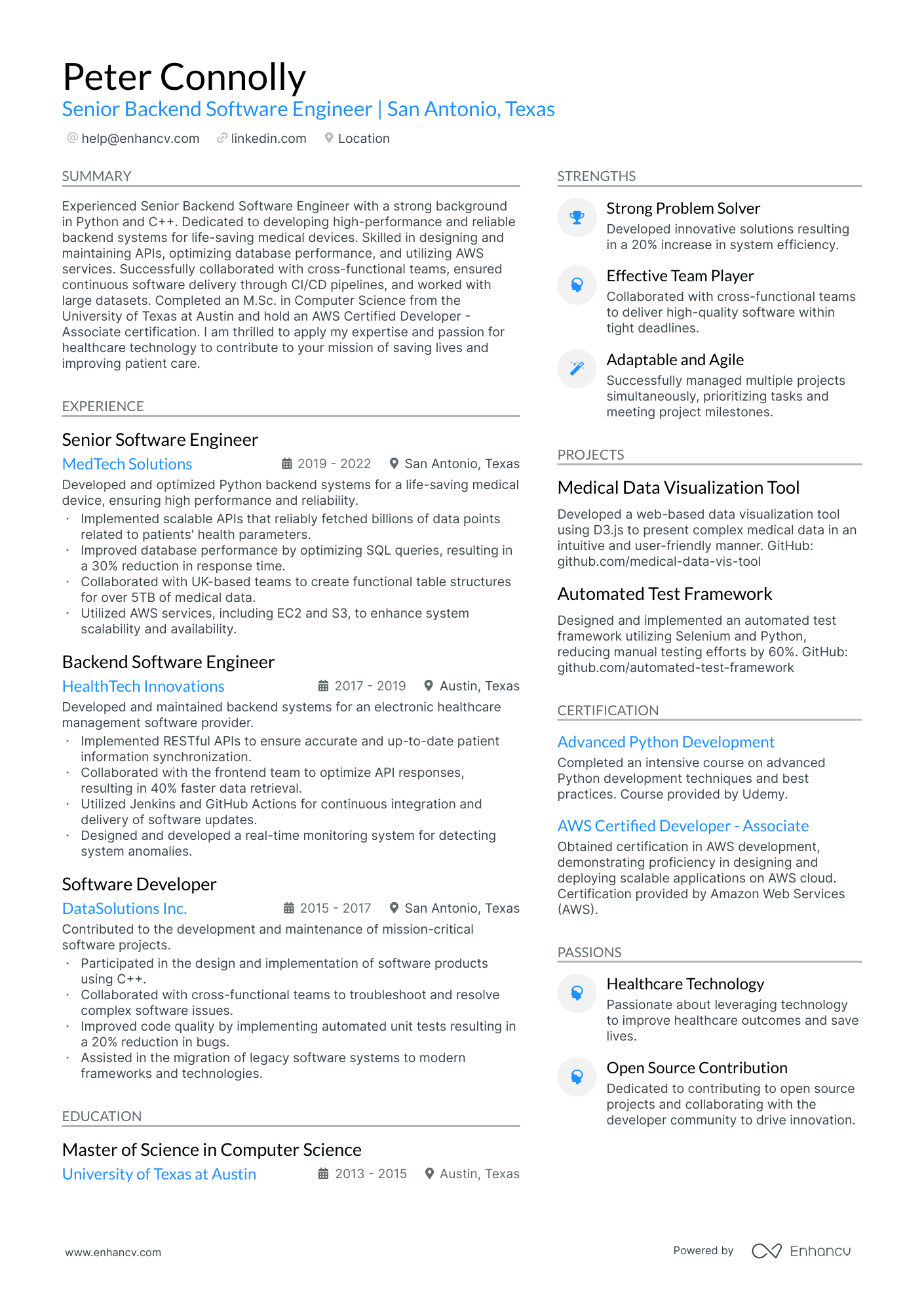 5 Aws Data Engineer Resume Examples Guide For 2024