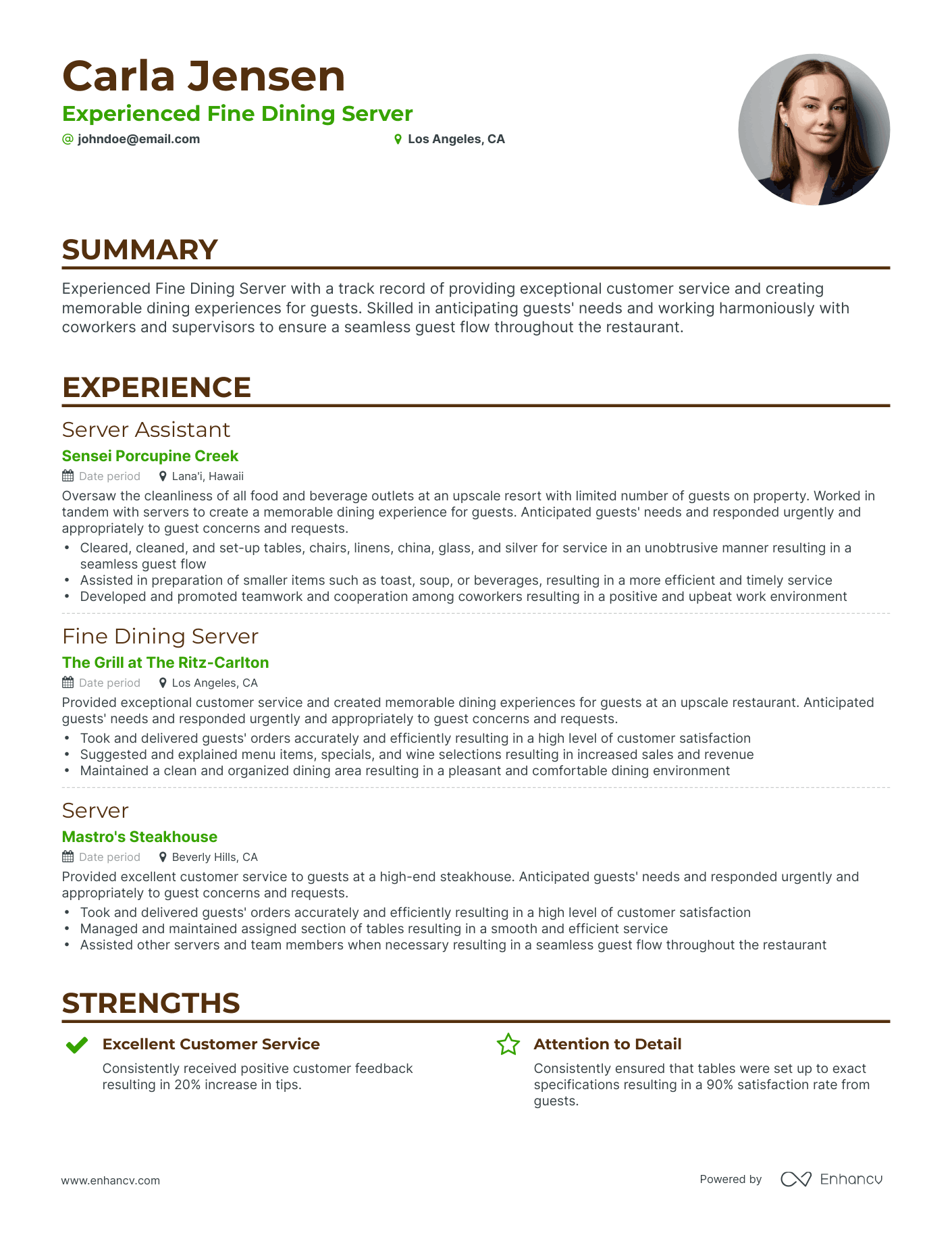 5 Fine Dining Server Resume Examples Guide For 2024 5-fine-dining-server-resume-examples-guide-for-2024