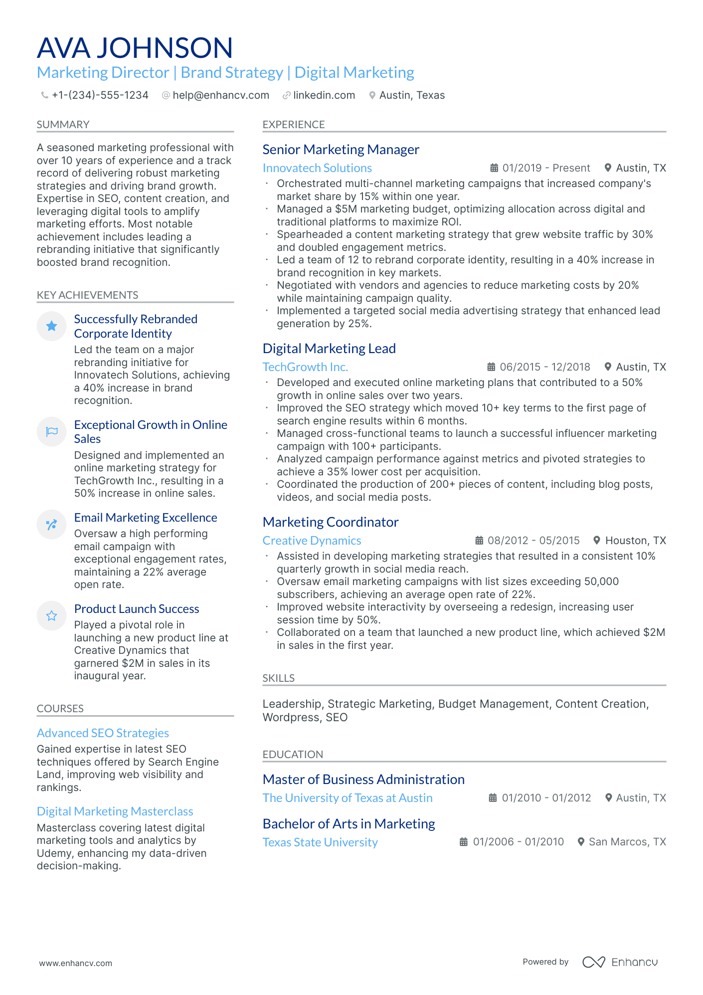 10 Public Relations Director Resume Examples & Guide for 2026