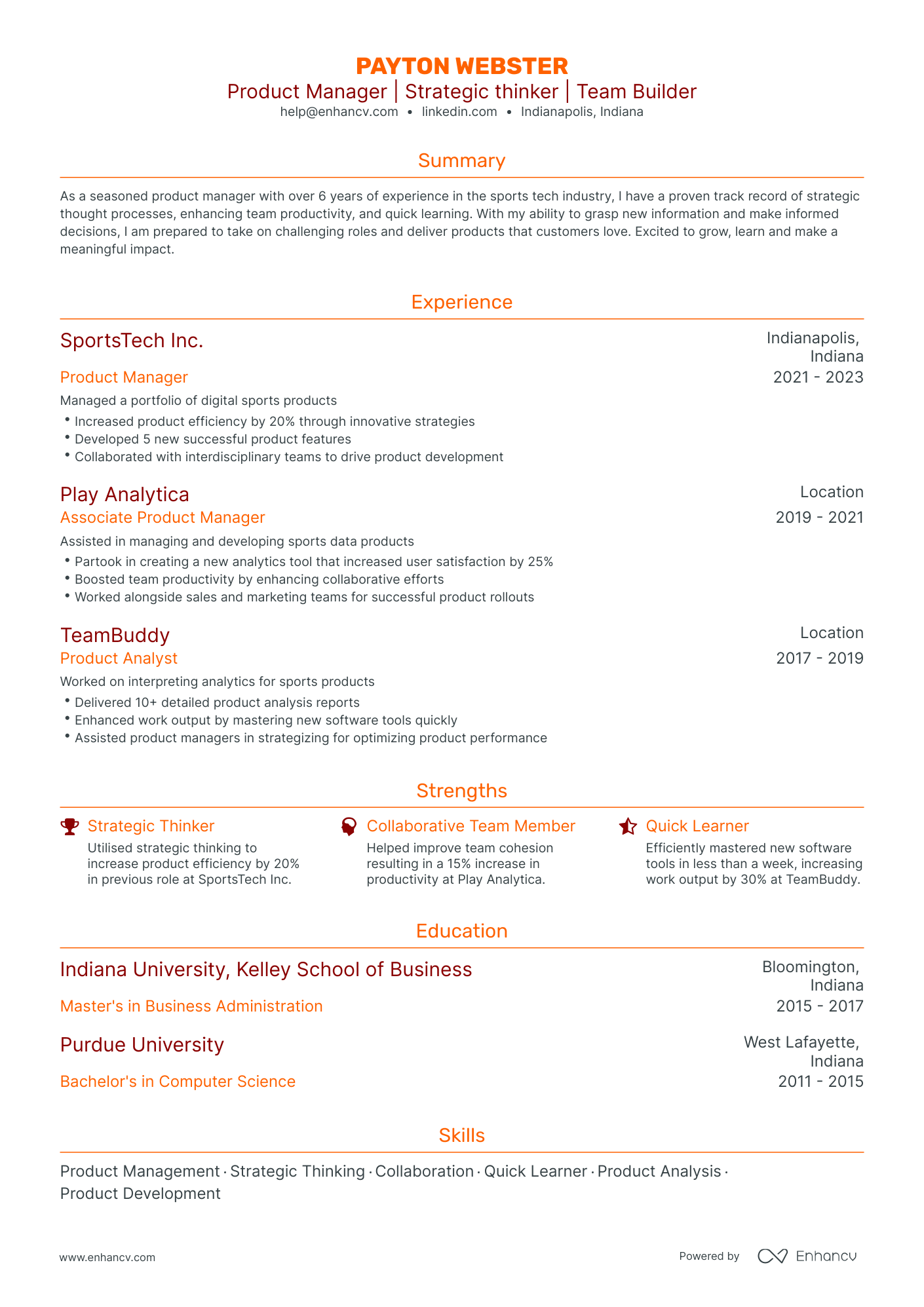 Intern Manager Guide Example 5 Product Manager Intern Resume Examples & Guide for 2024
