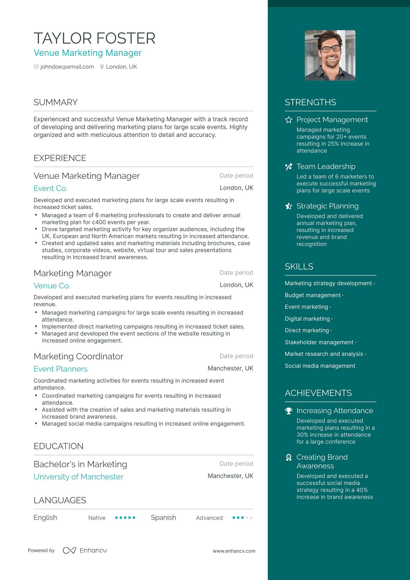 6 Event Planner Resume Examples & Guide for 2024