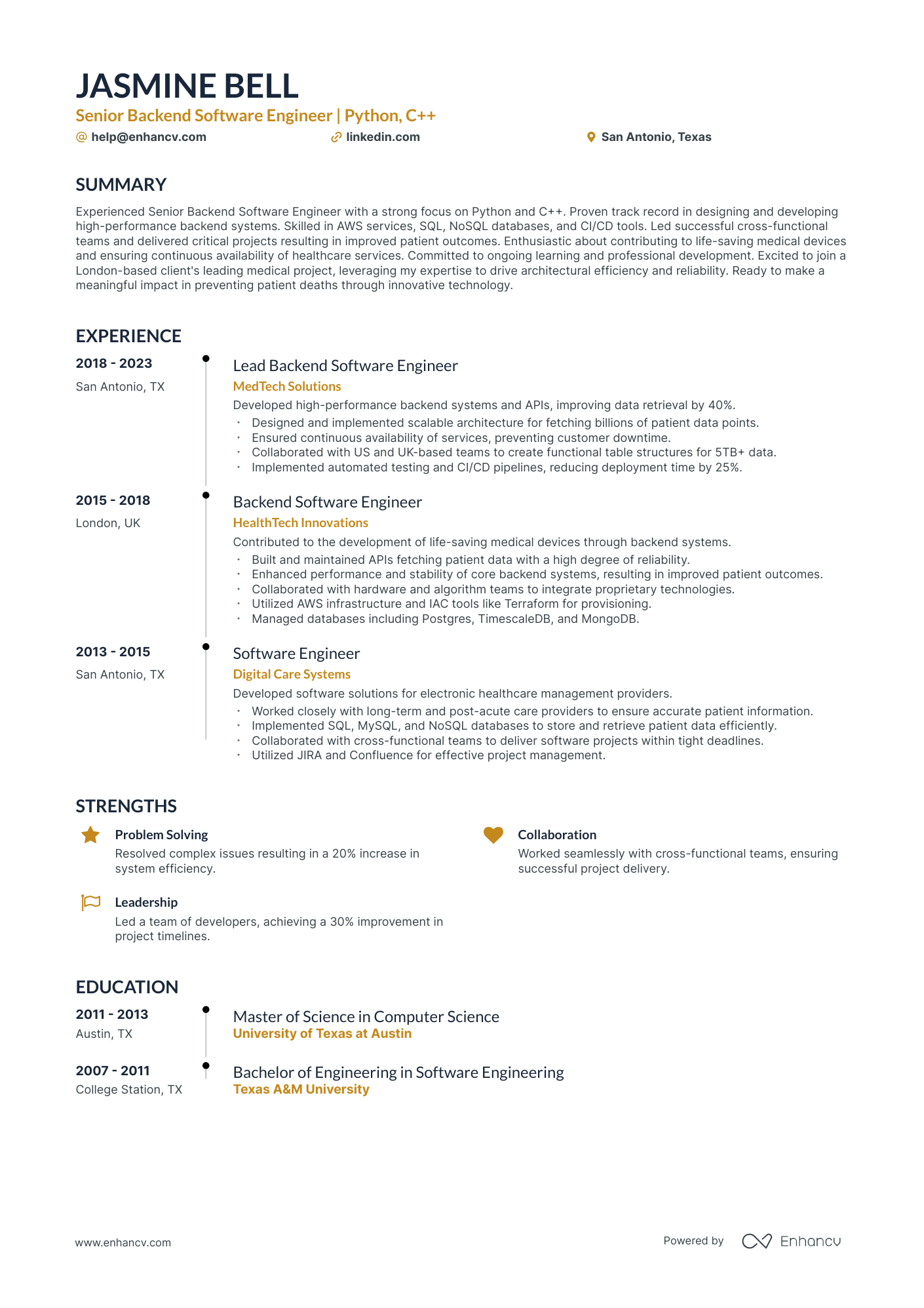 5 Solutions Engineer Resume Examples & Guide for 2024