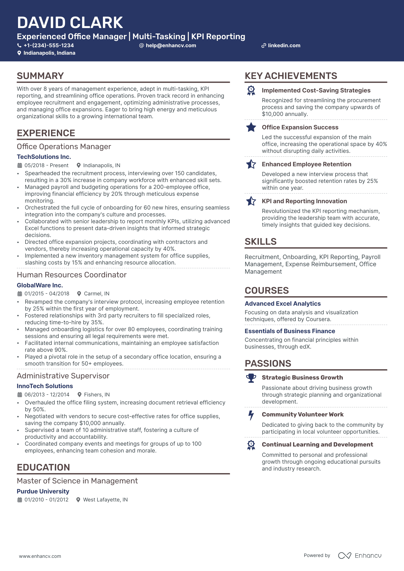 10 Business Operations Manager Resume Examples & Guide for 2026