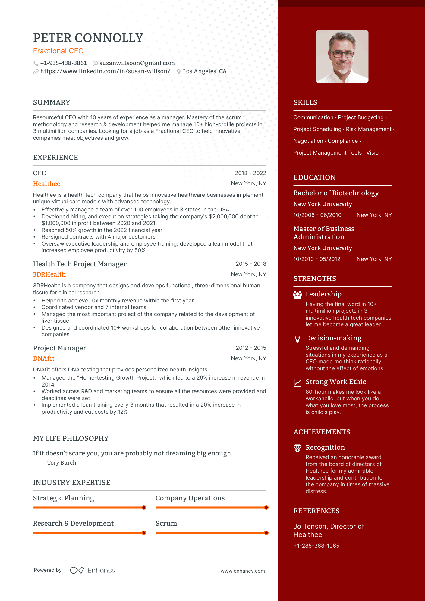 17 Executive Resume Examples & Guide for 2024